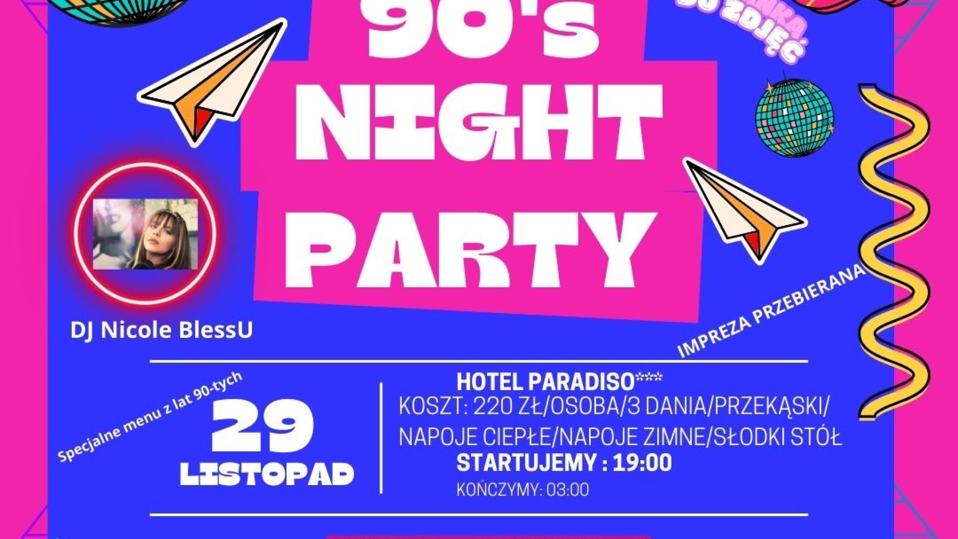 Andrzejki 2025 w Hotelu Paradiso
