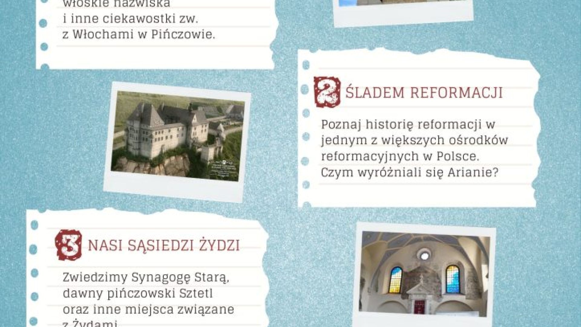 Spacery tematyczne po Pińczowie - oferta Muzeum Regionalnego w Pińczowie