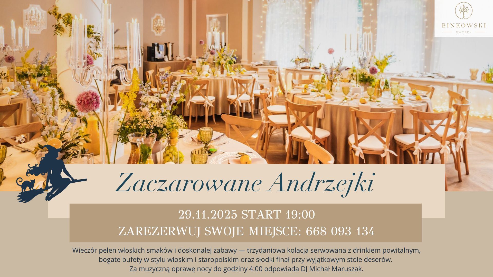 Andrzejki w Dworku Binkowski