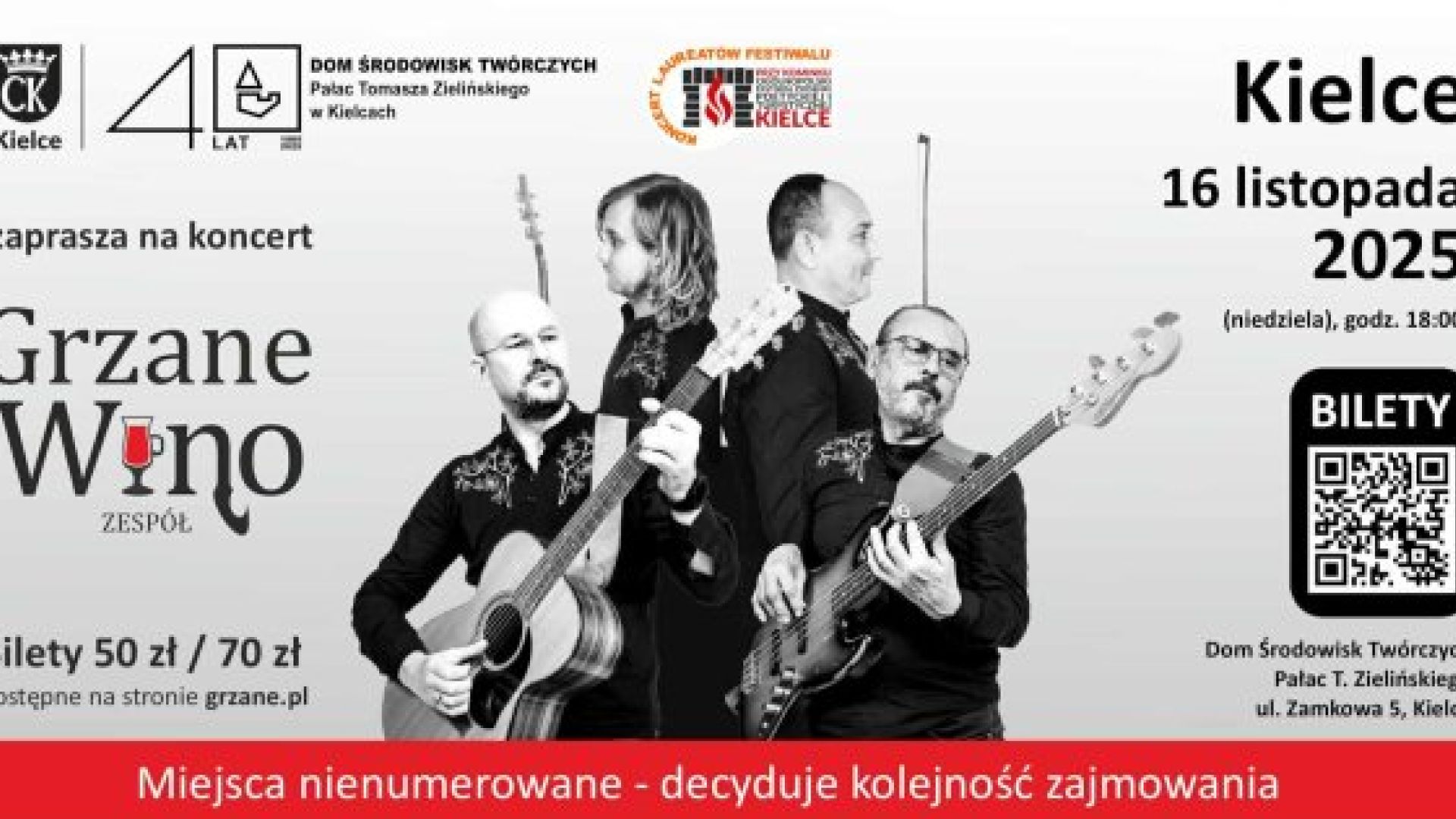 Koncert zespołu Grzane Wino w Kielcach