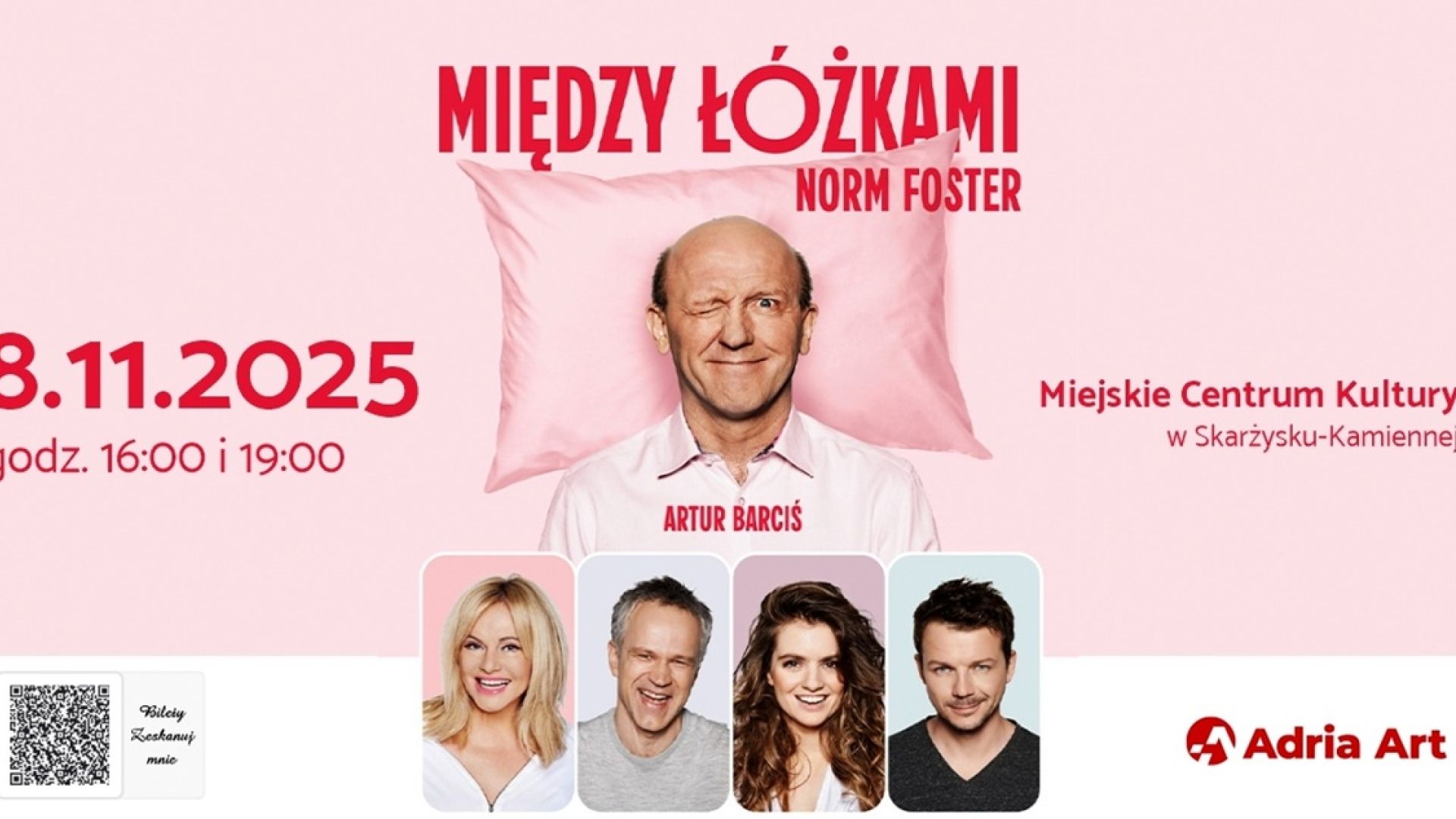 Spektakl "Między łóżkami" w Skarżysku-Kamiennej