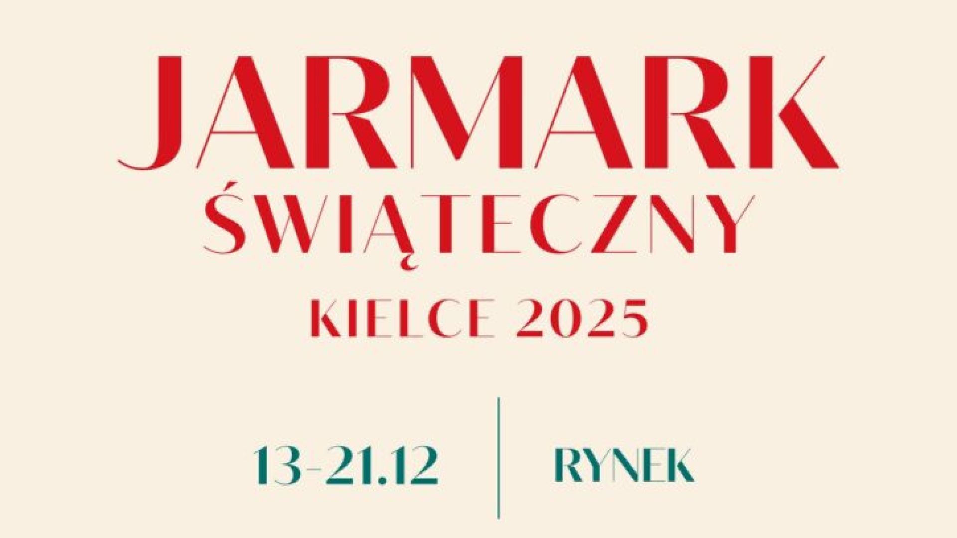 Jarmark Świąteczny w Kielcach