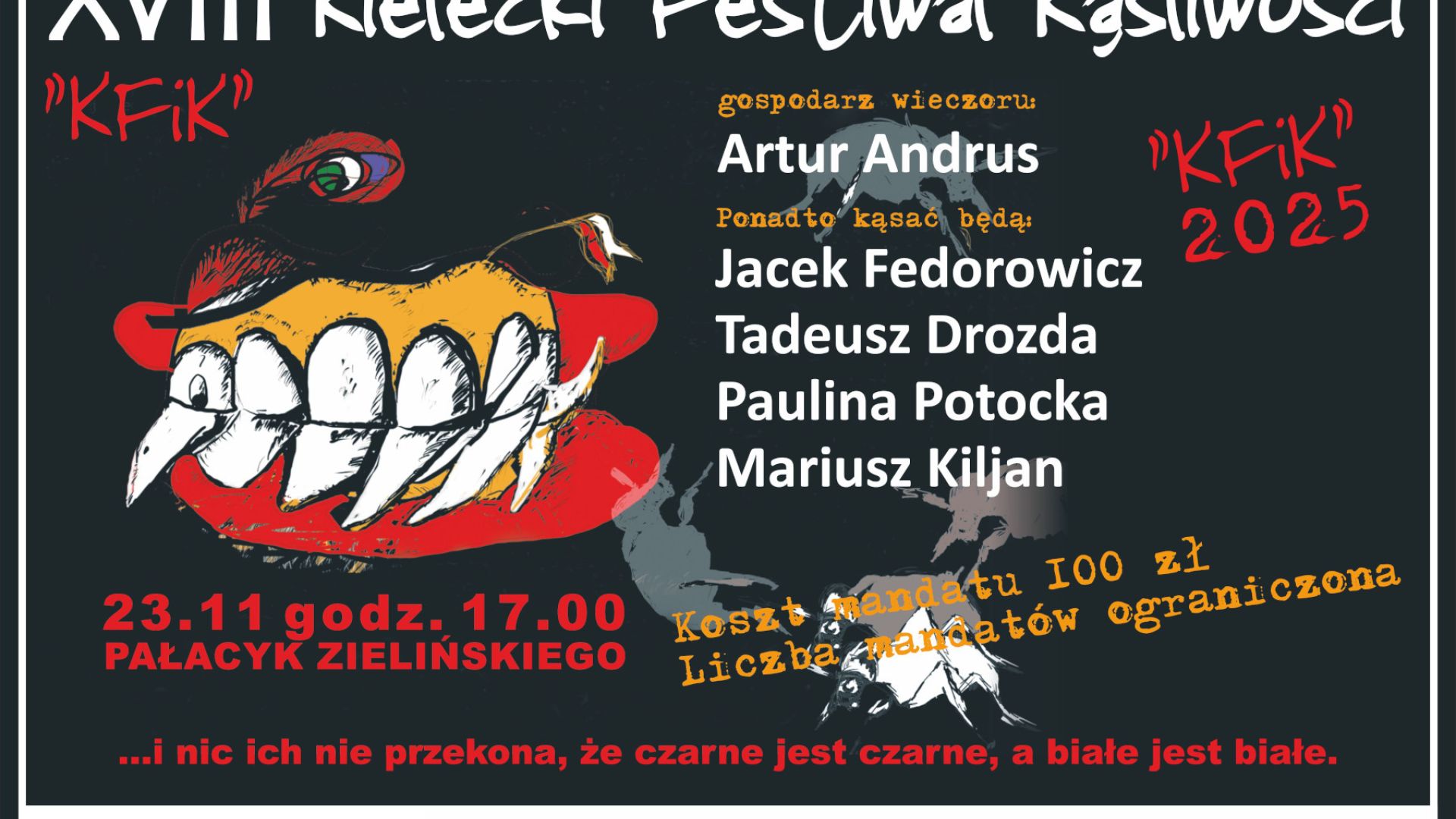 XVIII Kielecki Festiwal Kąśliwości