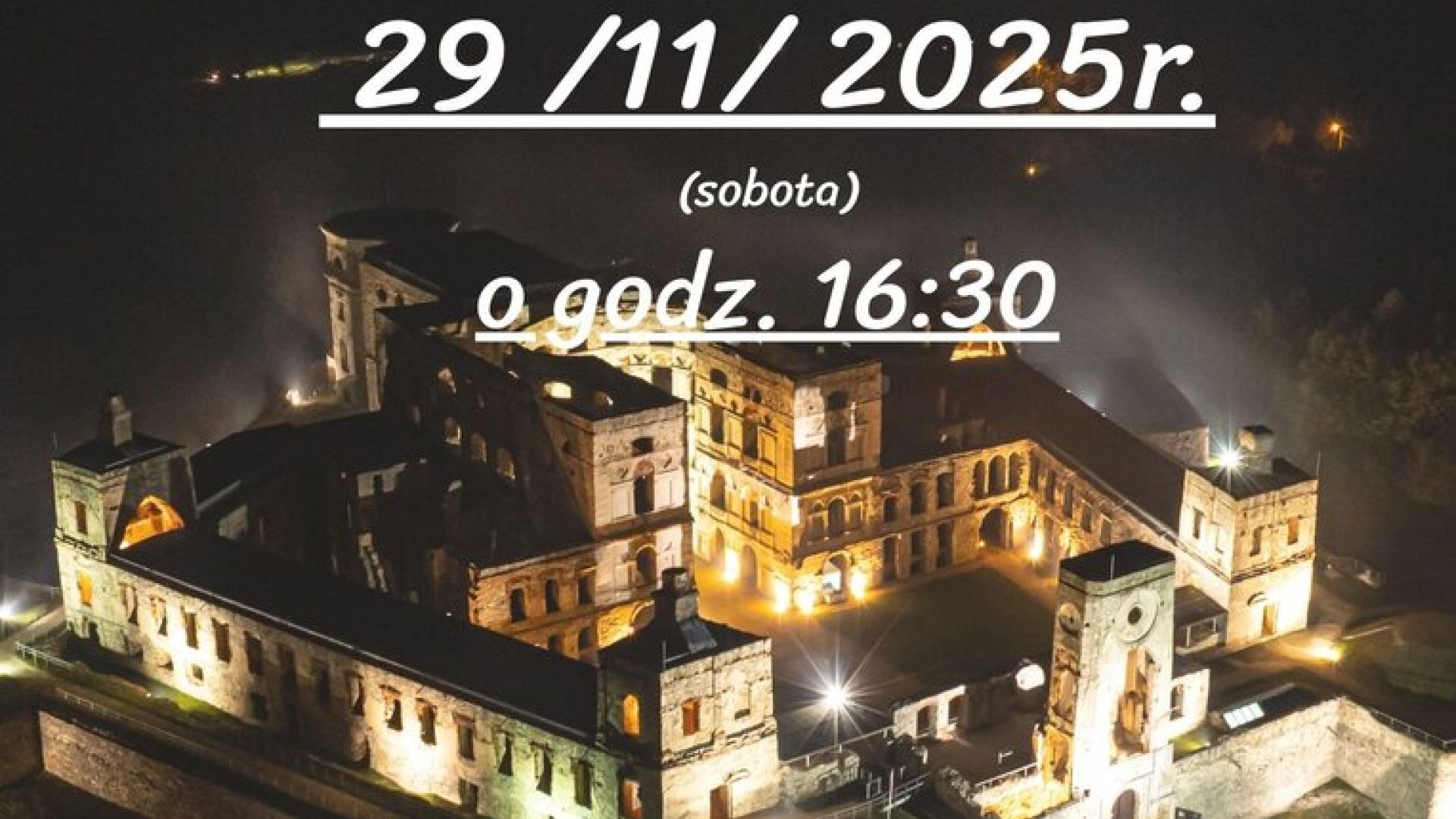 Nocne zwiedzanie STANDARD zamku Krzyżtopór