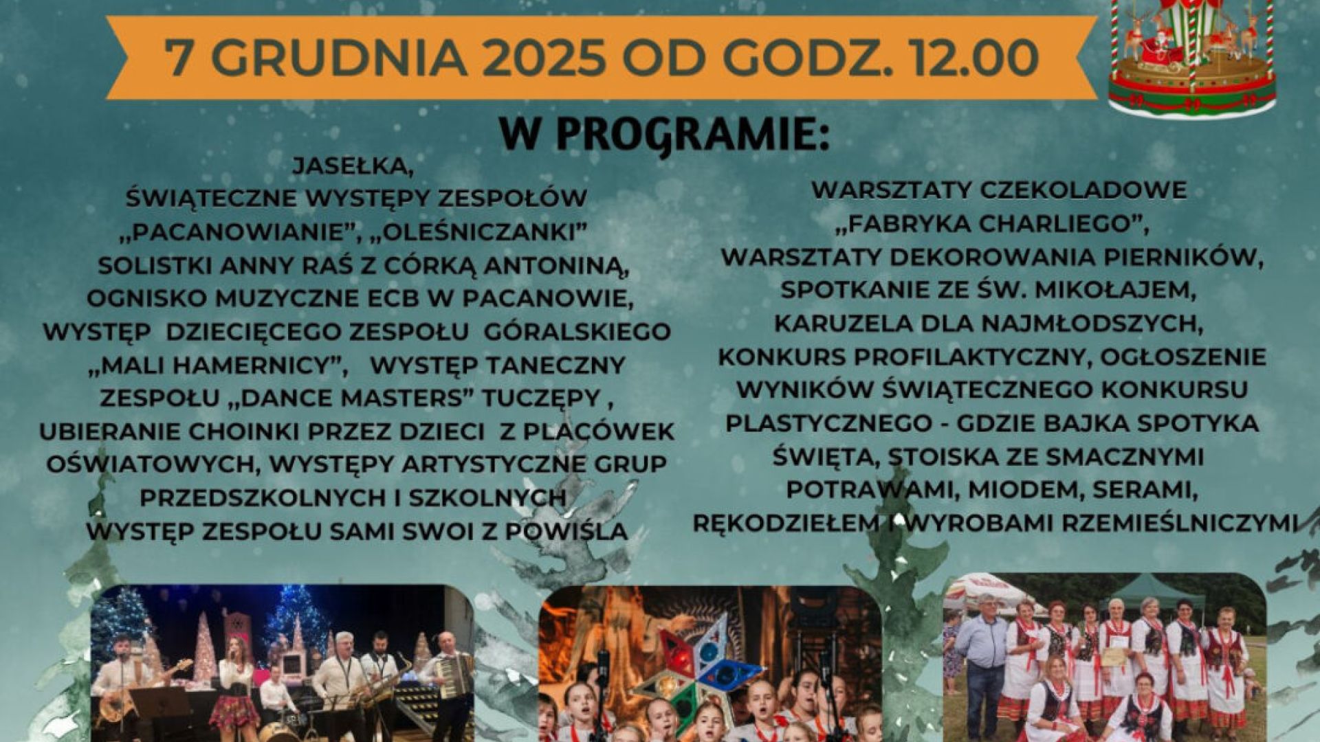 II Jarmark Bożonarodzeniowy w Pacanowie