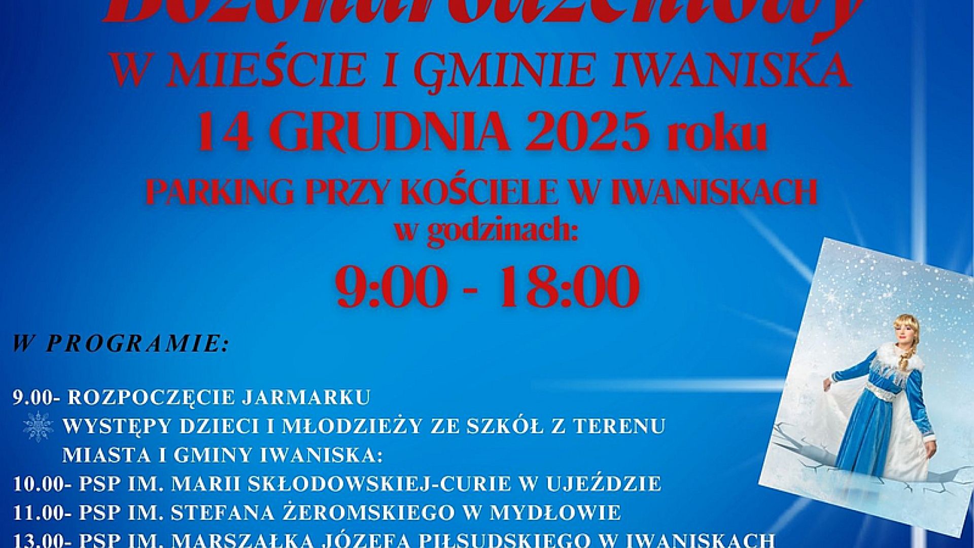 I Jarmark Bożonarodzeniowy w mieście i gminie Iwaniska