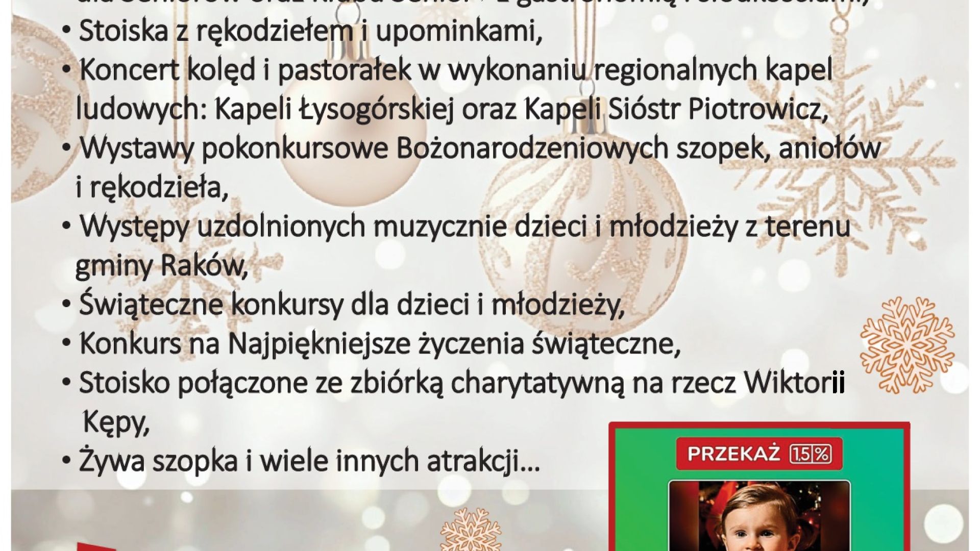 Jarmark Bożonarodzeniowy w Rakowie