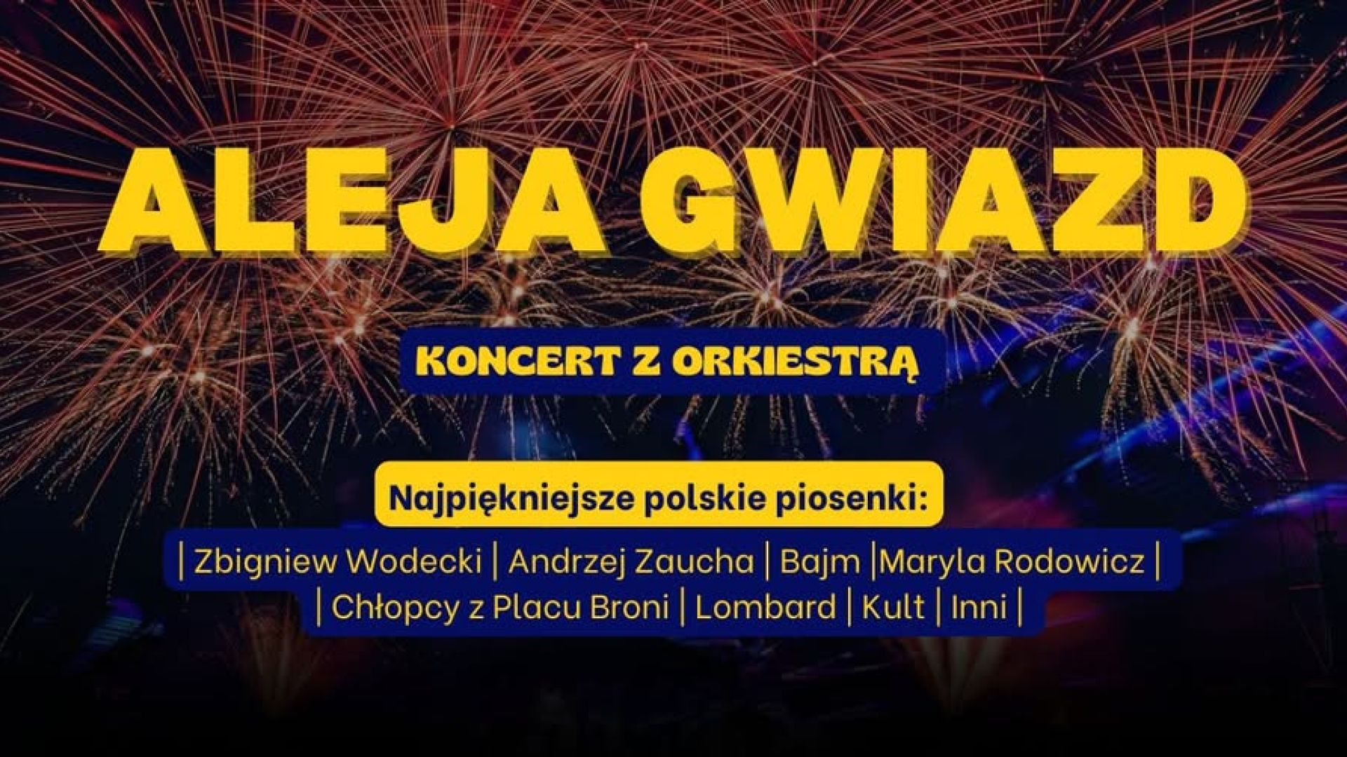 Koncert "Aleja Gwiazd" w Kielcach