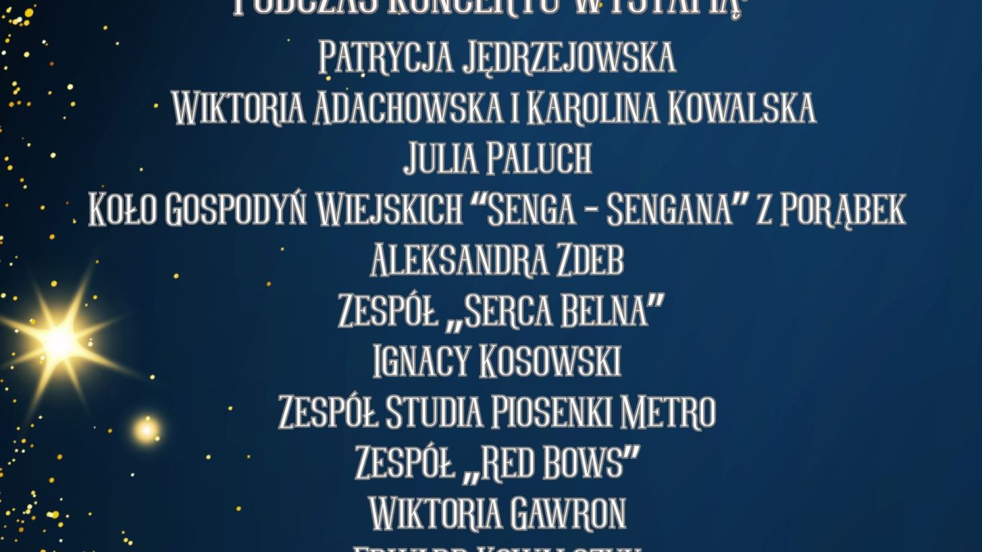 19. Edycja Wieczoru Kolęd w Bielinach