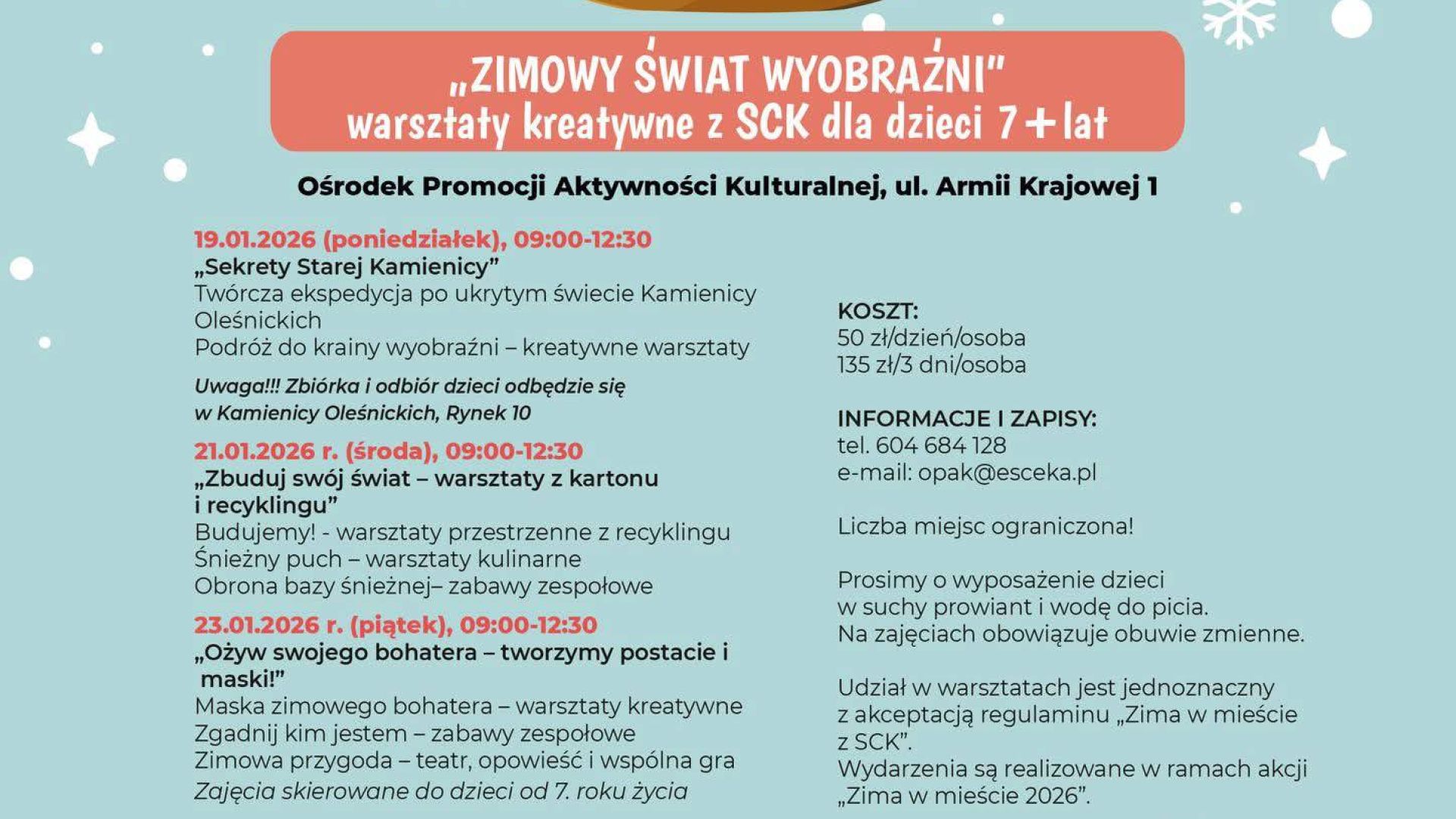 Ferie zimowe w Sandomierzu