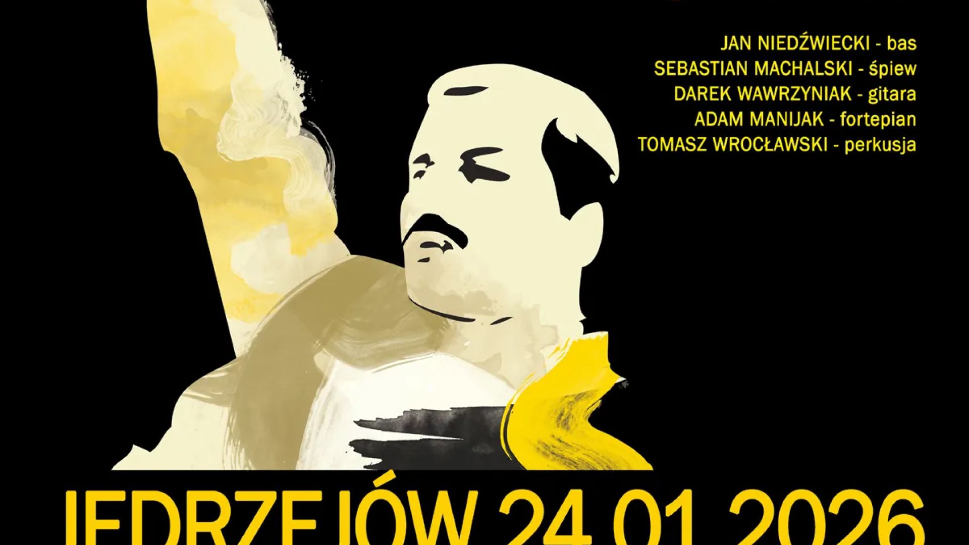 Muzyka zespołu Queen w wykonaniu zespołu Queentet w Jędrzejowie