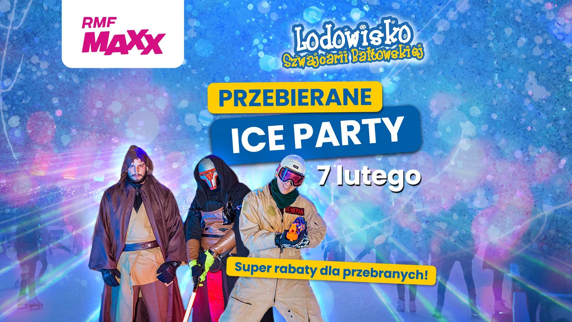 Przebierane Ice Party w Szwajcarii Bałtowskiej