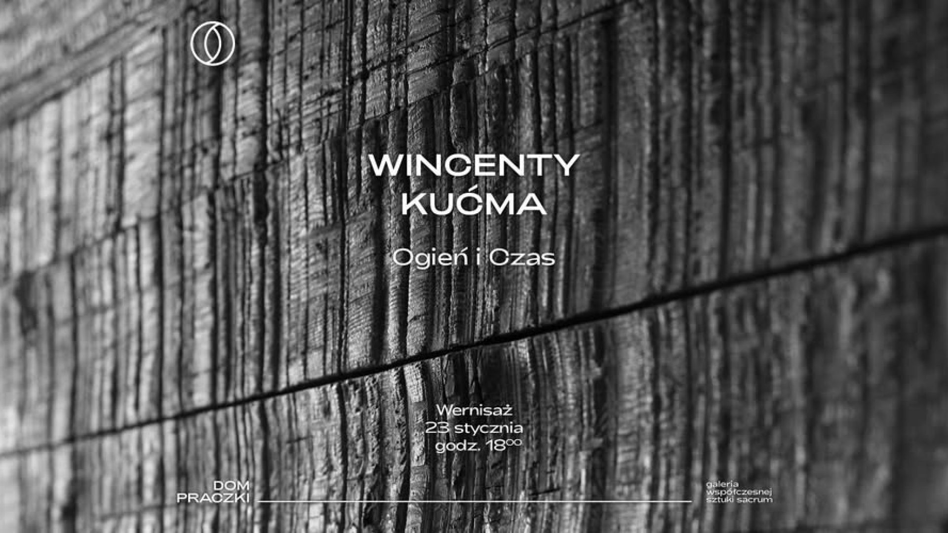 Wernisaż wystawy Wincentego Kućmy "Ogień i Czas" w Kielcach