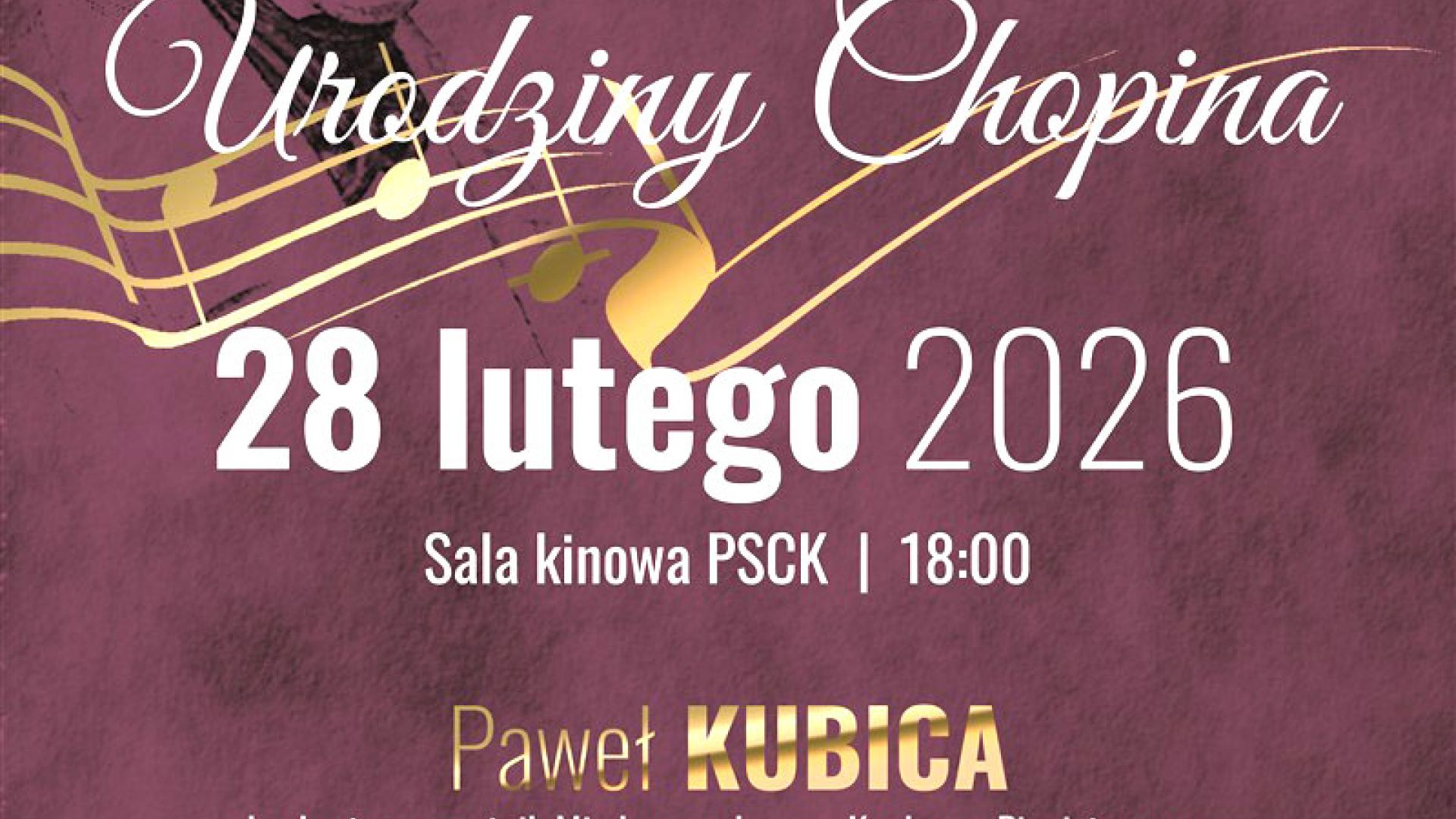 Koncert "Urodziny Chopina" w Pińczowie