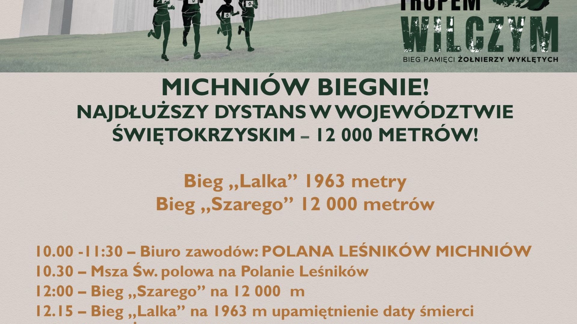 Tropem Wilczym - Bieg Pamięci Żołnierzy Wyklętych