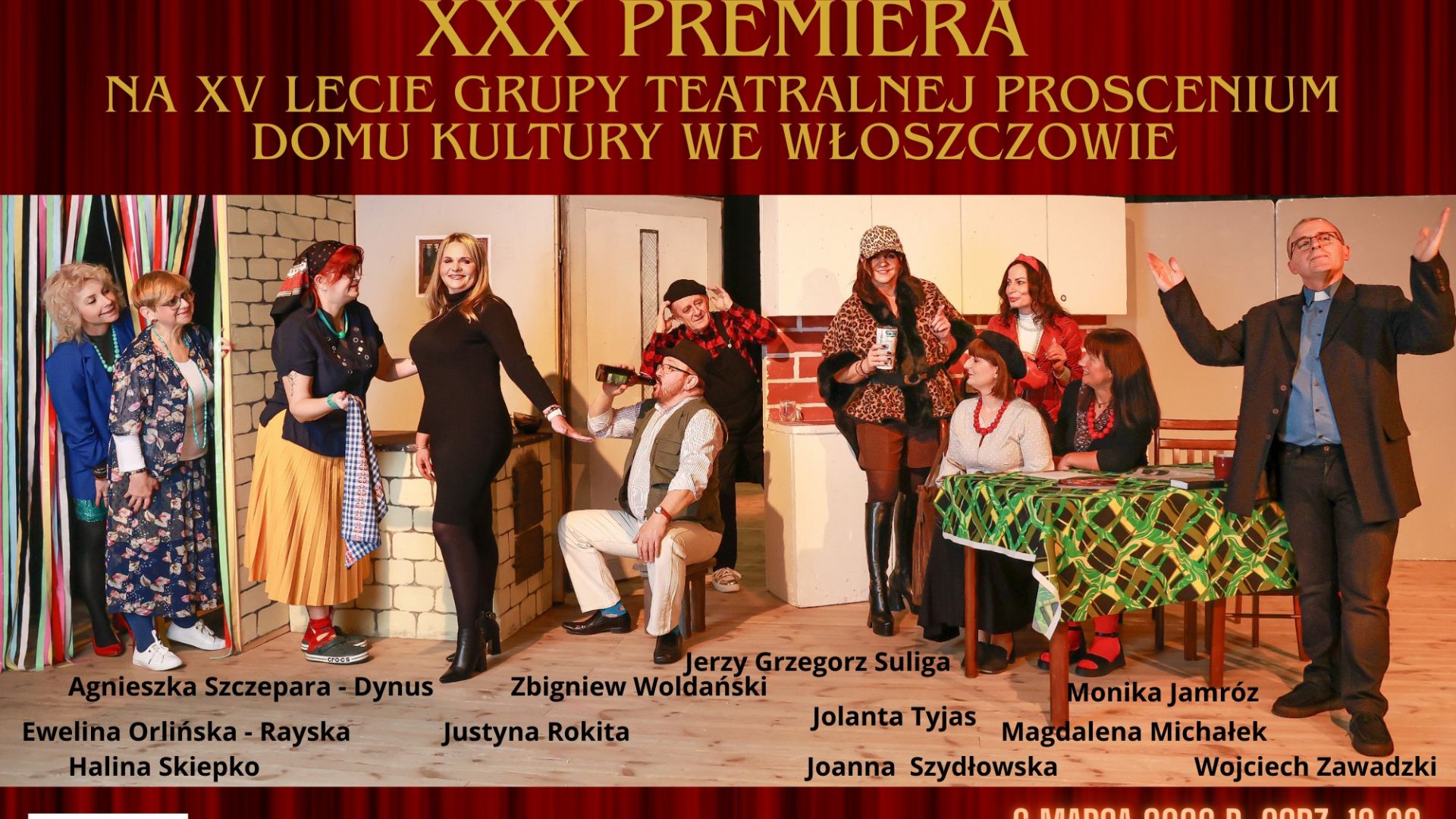 Jubileusz XV-lecia Grupy Teatralnej Proscenium we Włoszczowie