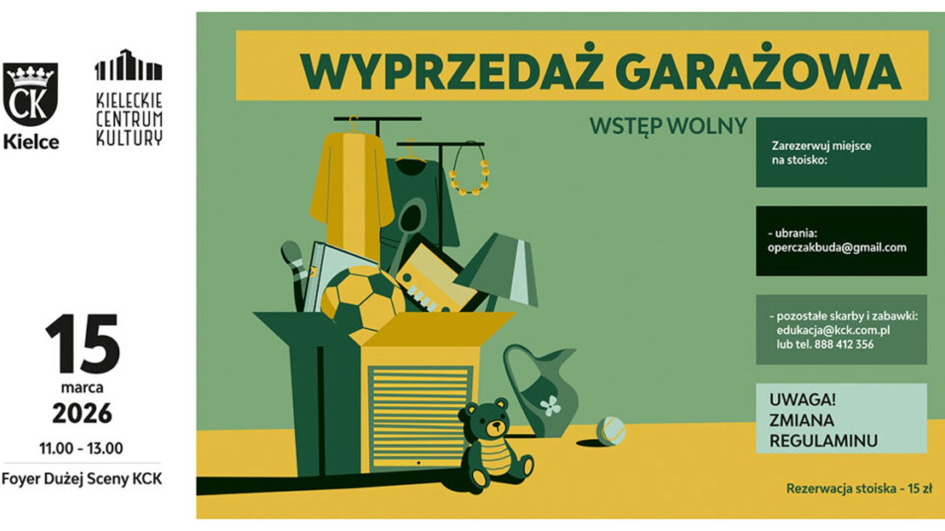 Wyprzedaż garażowa w Kielcach