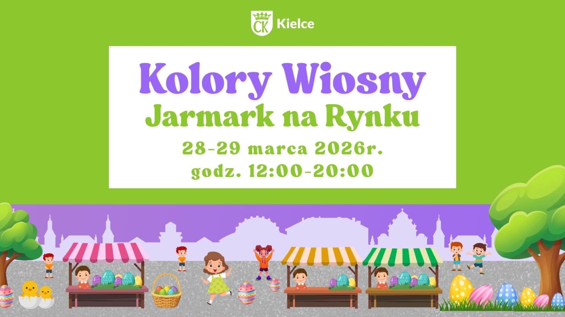 Kolory Wiosny - Jarmark na Rynku w Kielcach