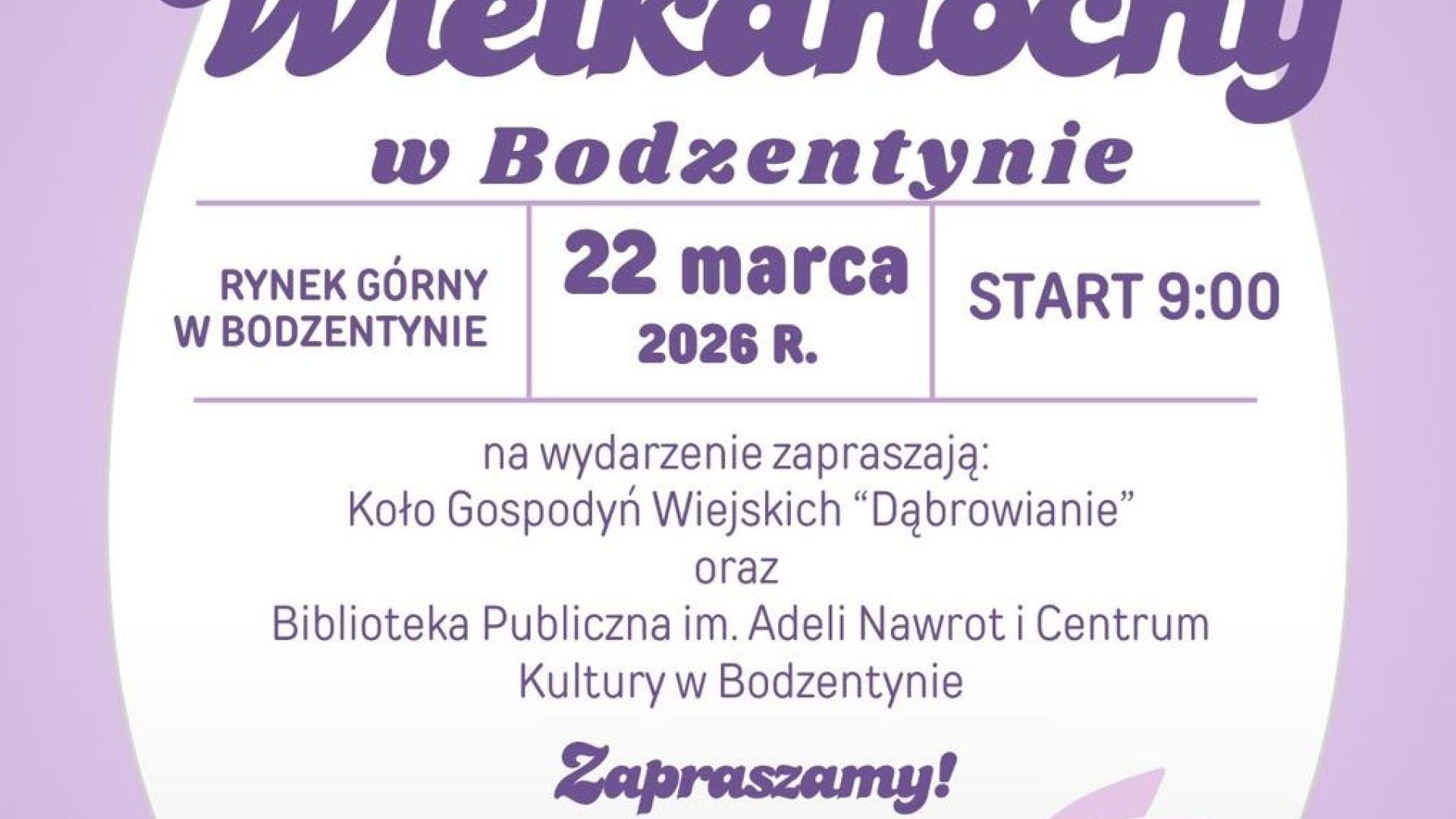 Kiermasz Wielkanocny w Bodzentynie