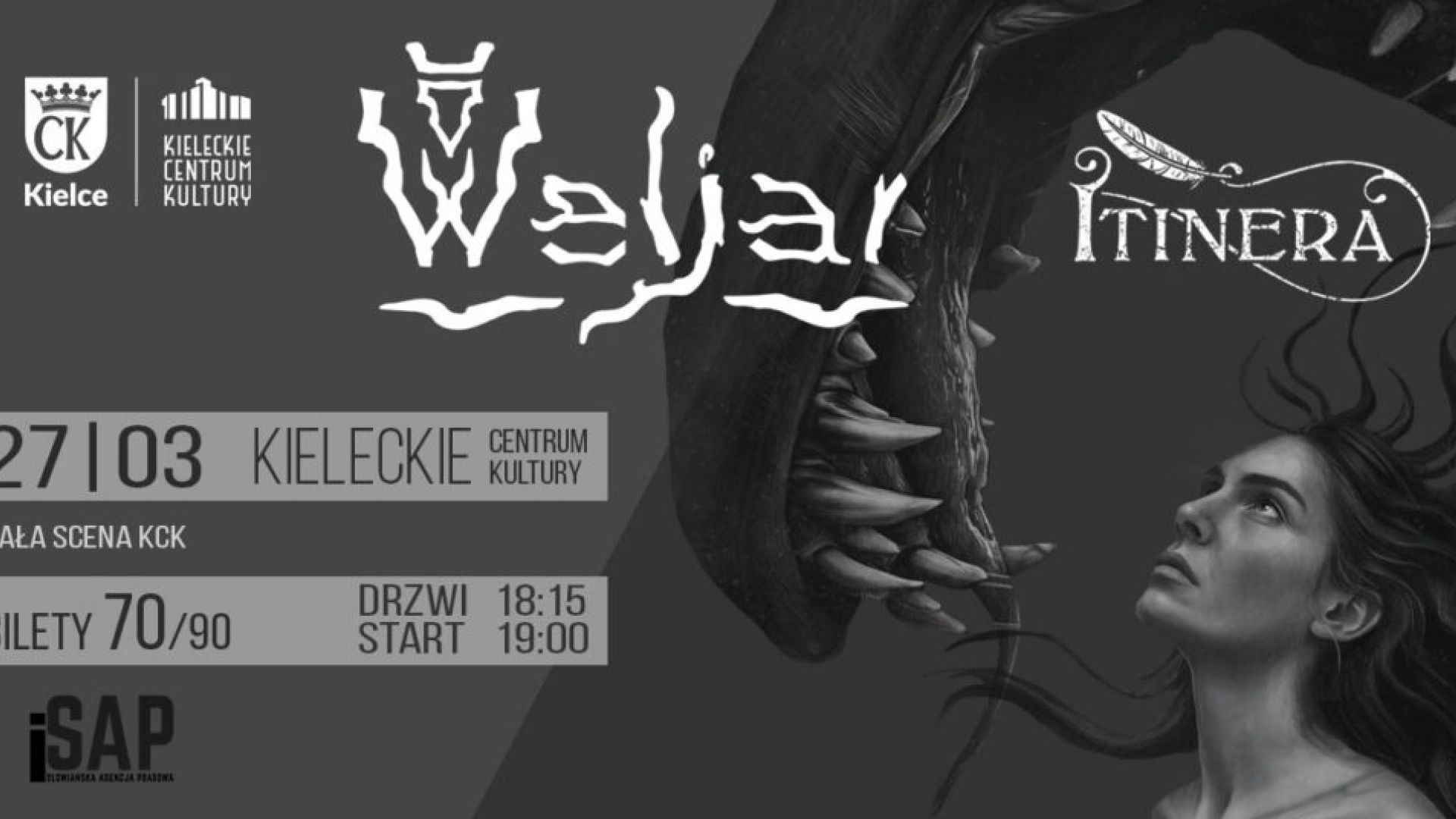 Koncert zespołu Weljar i Itinera w Kielcach