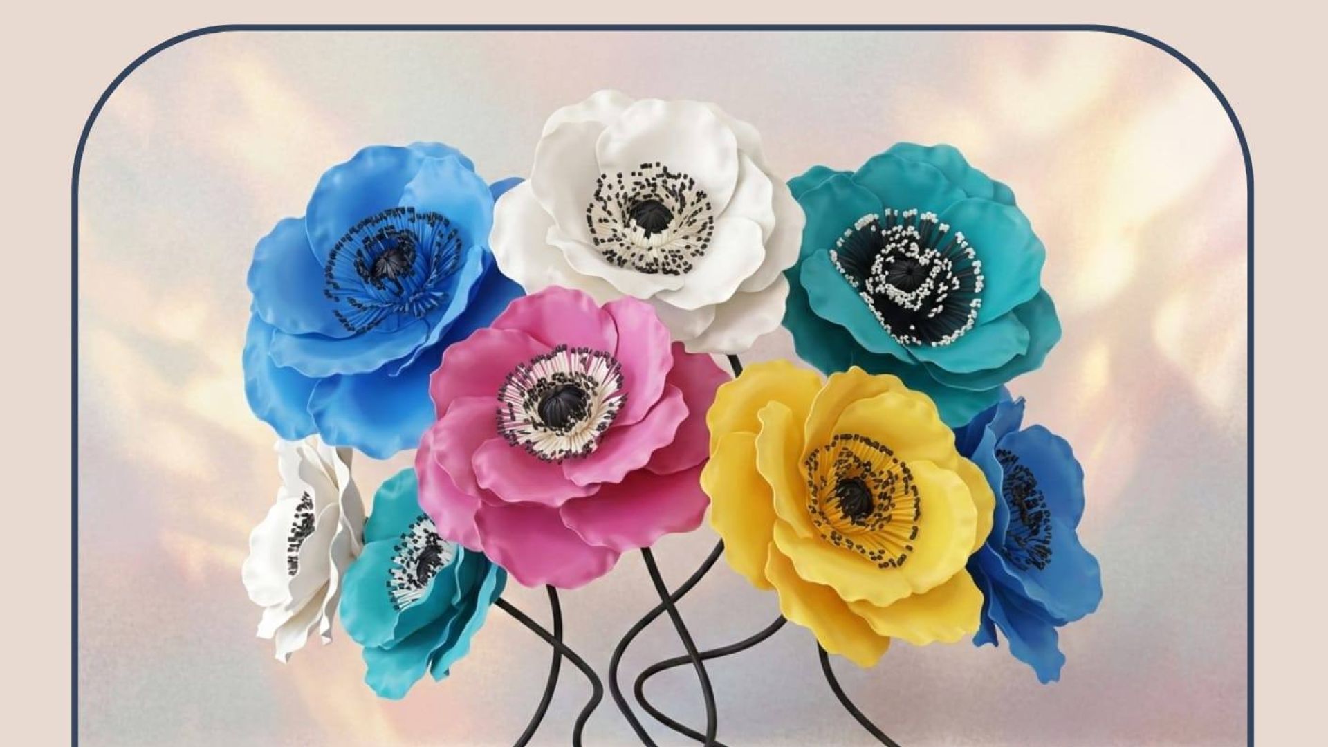 Wystawa Barbary Woźniak "Nie małe kwiaty" w Busku-Zdroju