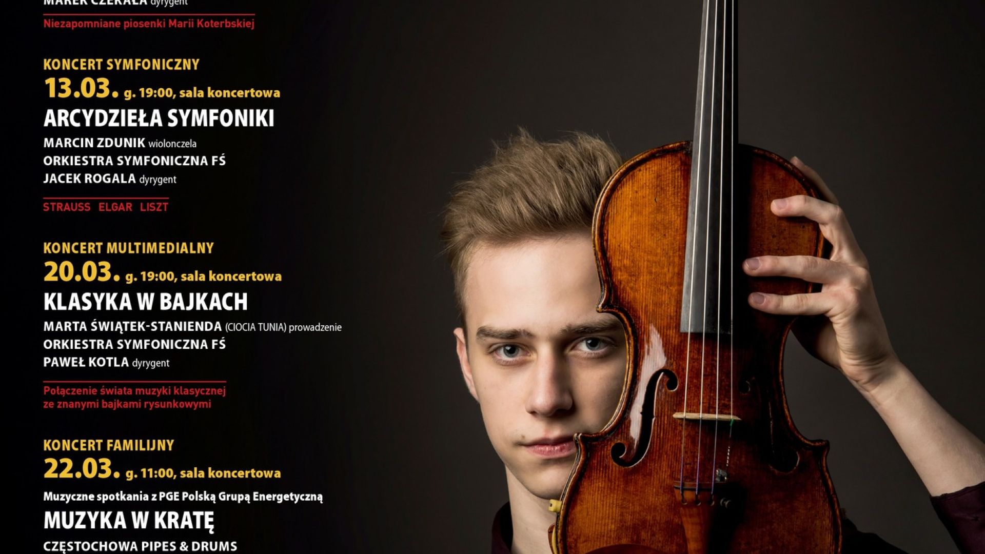 Koncert symfoniczny "Kanon Polihymni" w Kielcach