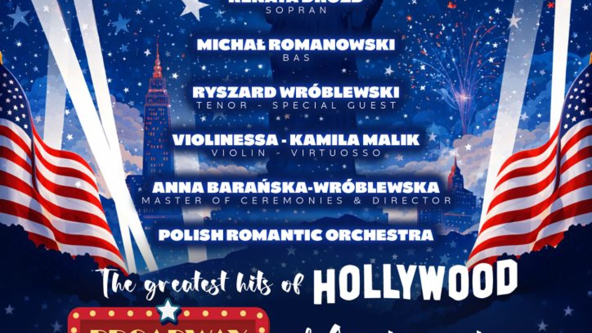 American Gala Concert - Broadway, Hollywood & The Stars w Kielcach