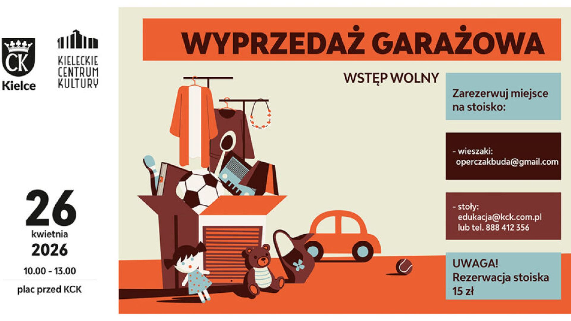 Wyprzedaż garażowa w Kielcach