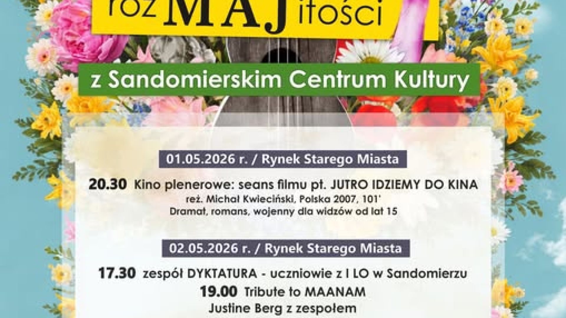 Weekend rozMAJitości z Sandomierskim Centrum Kultury
