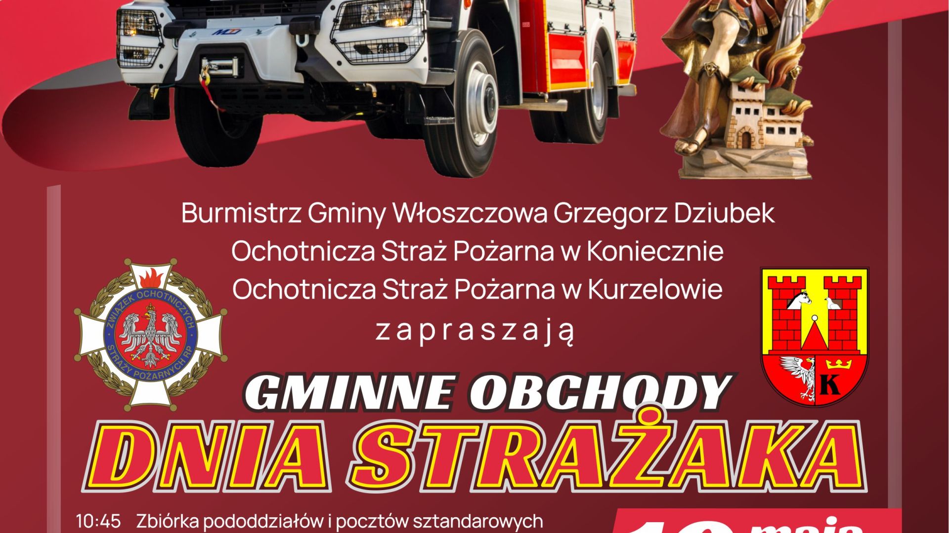 Gminne Obchody Dnia Strażaka w Koniecznie