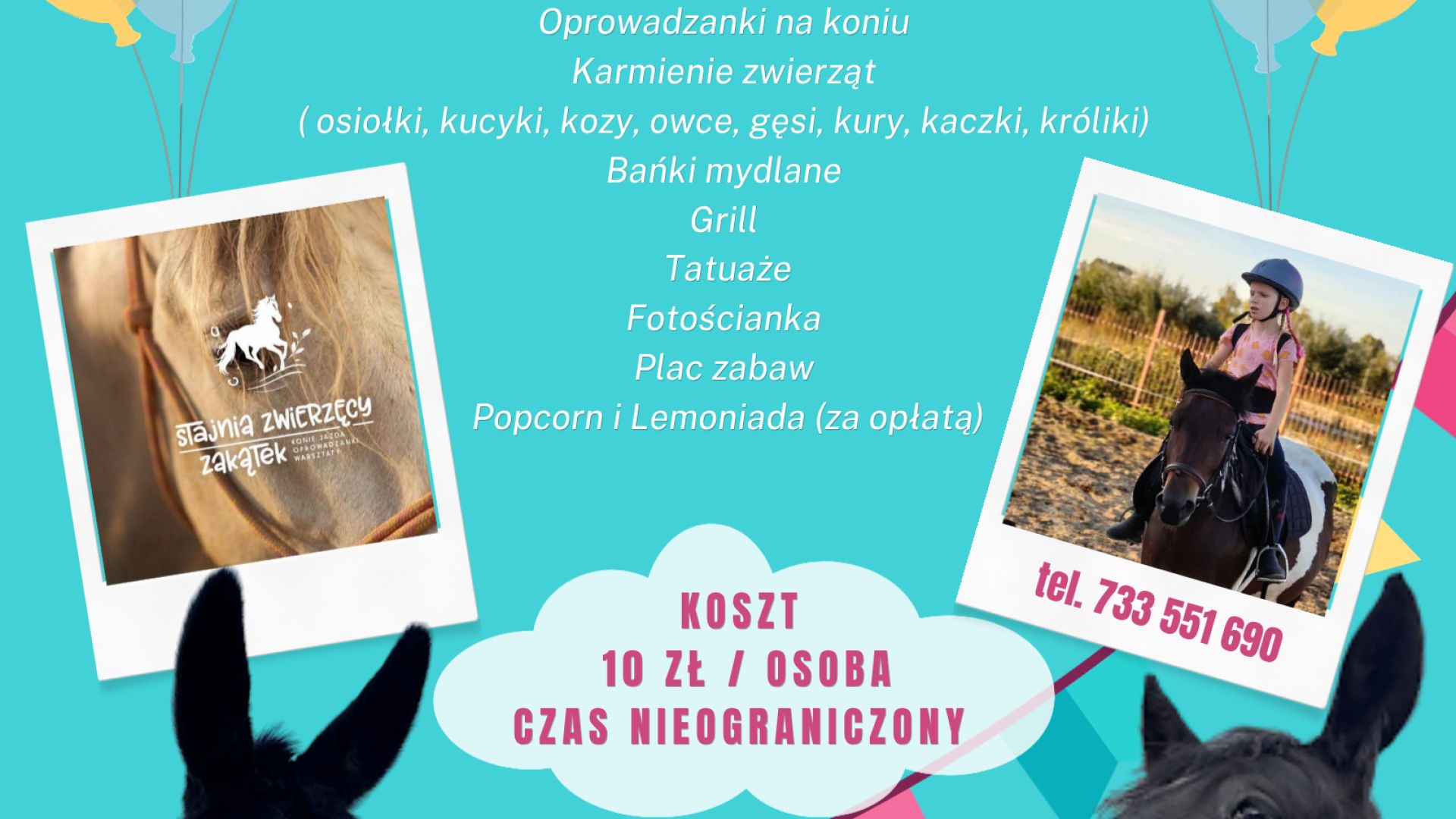 Dzień Dziecka w Stajni Zwierzęcy Zakątek