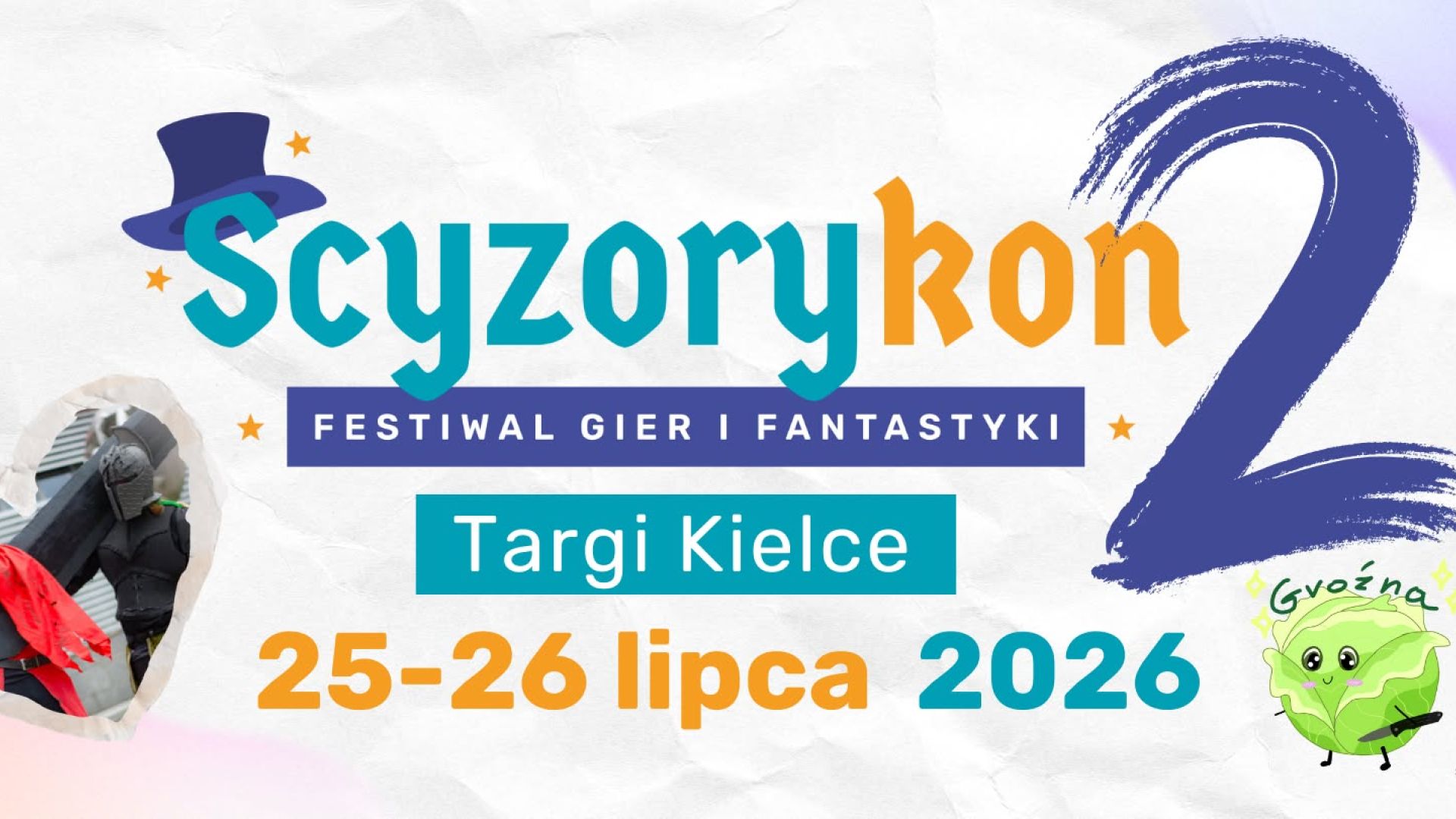 Scyzorykon 2026 – Święto Fantastyki i Gier w Kielcach!