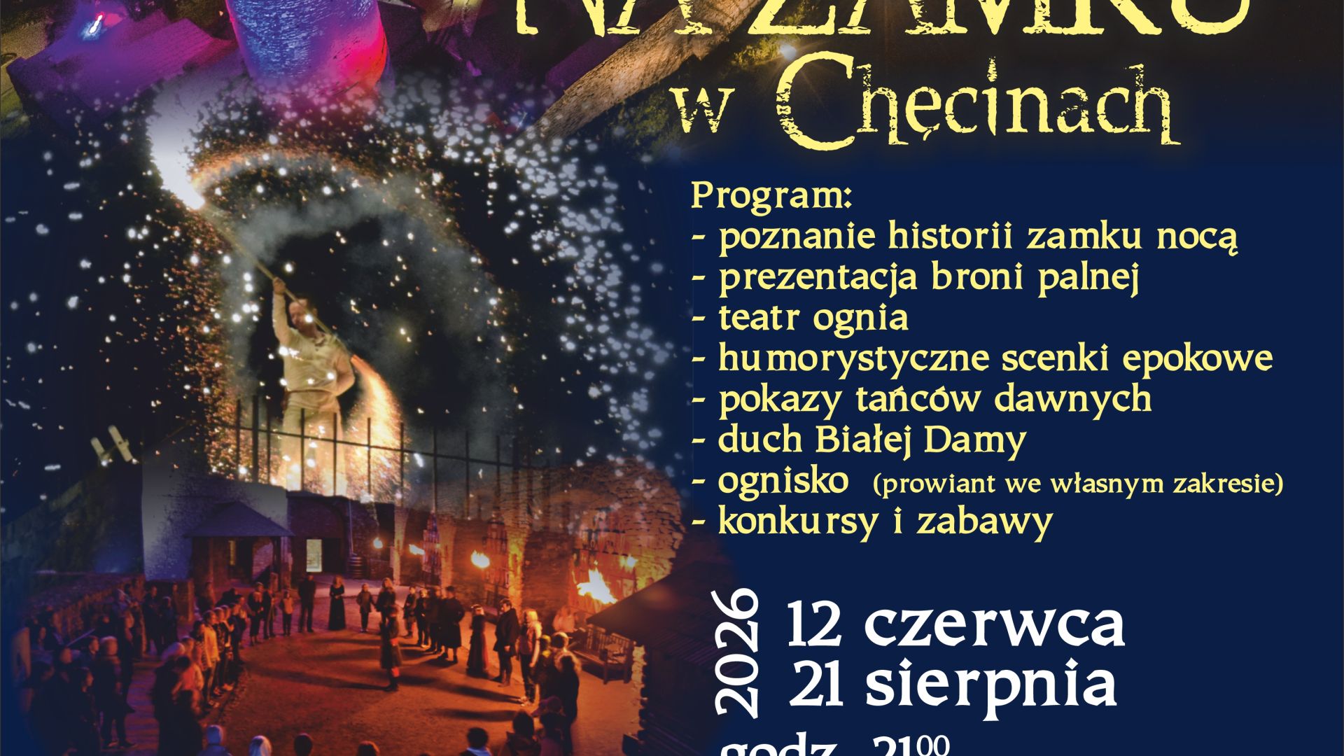 Noc na Zamku w Chęcinach