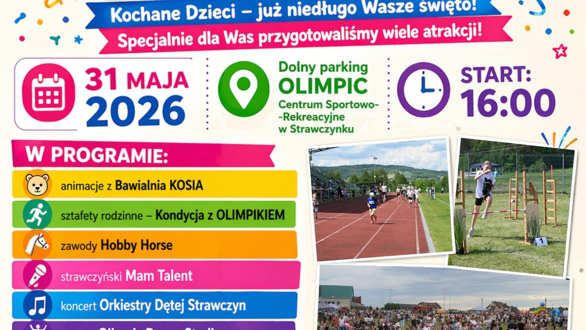 Gminny Dzień Dziecka w Strawczynie
