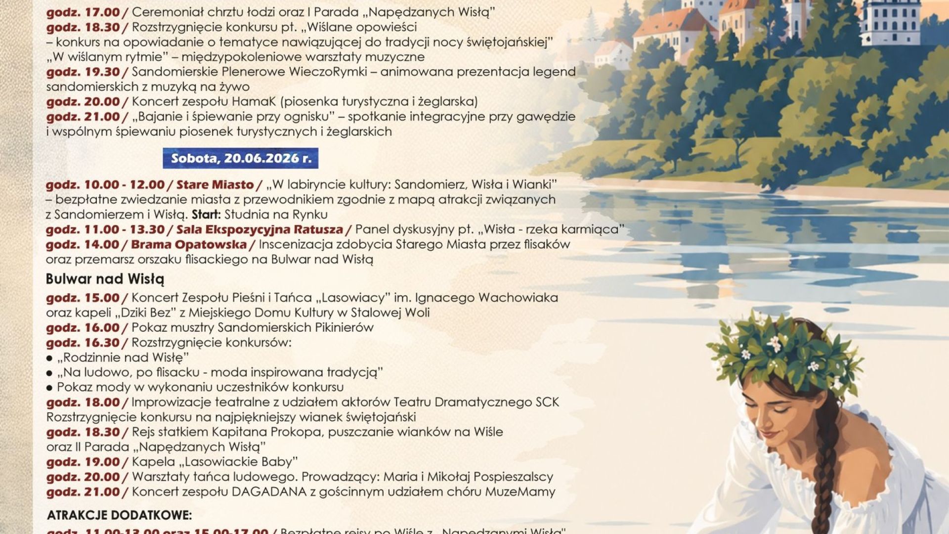 Wianki Flisackie w Sandomierzu