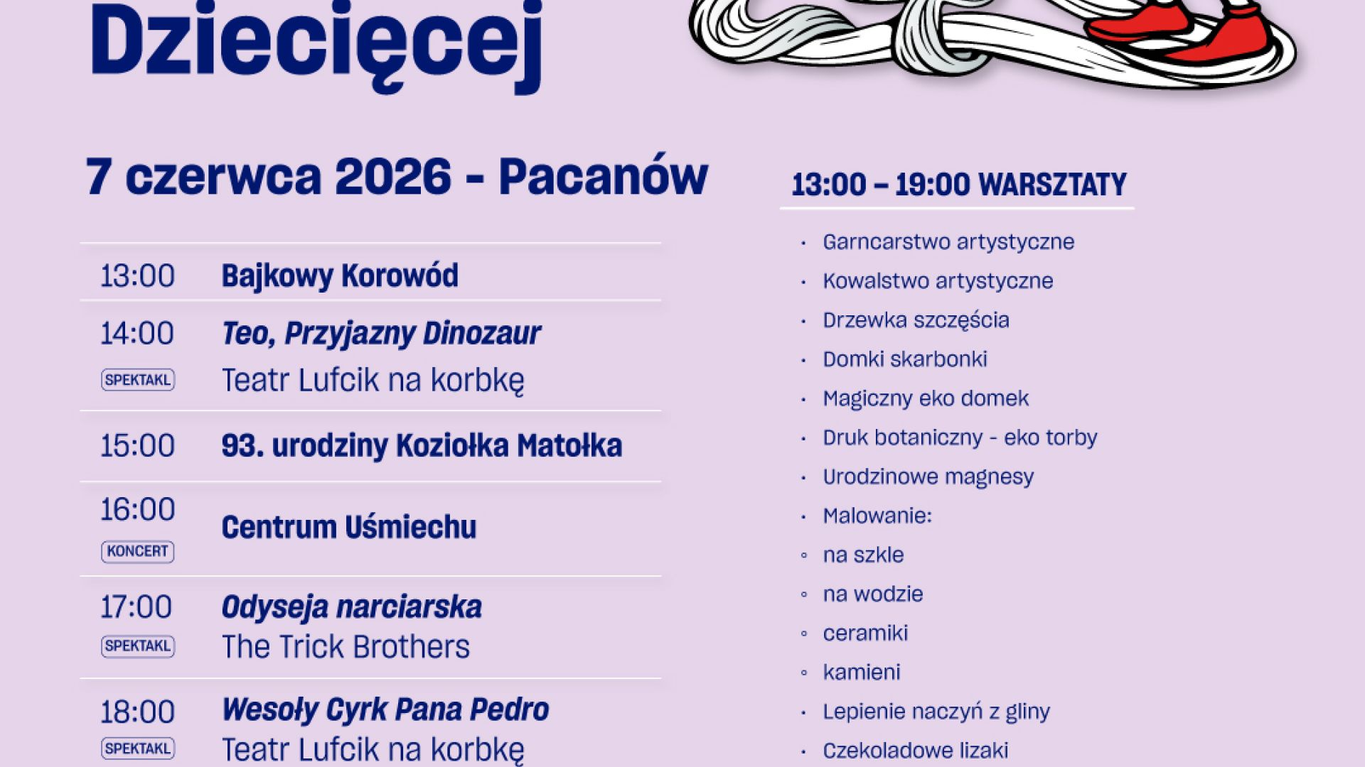 24. Festiwal Kultury Dziecięcej - Pacanów 2026