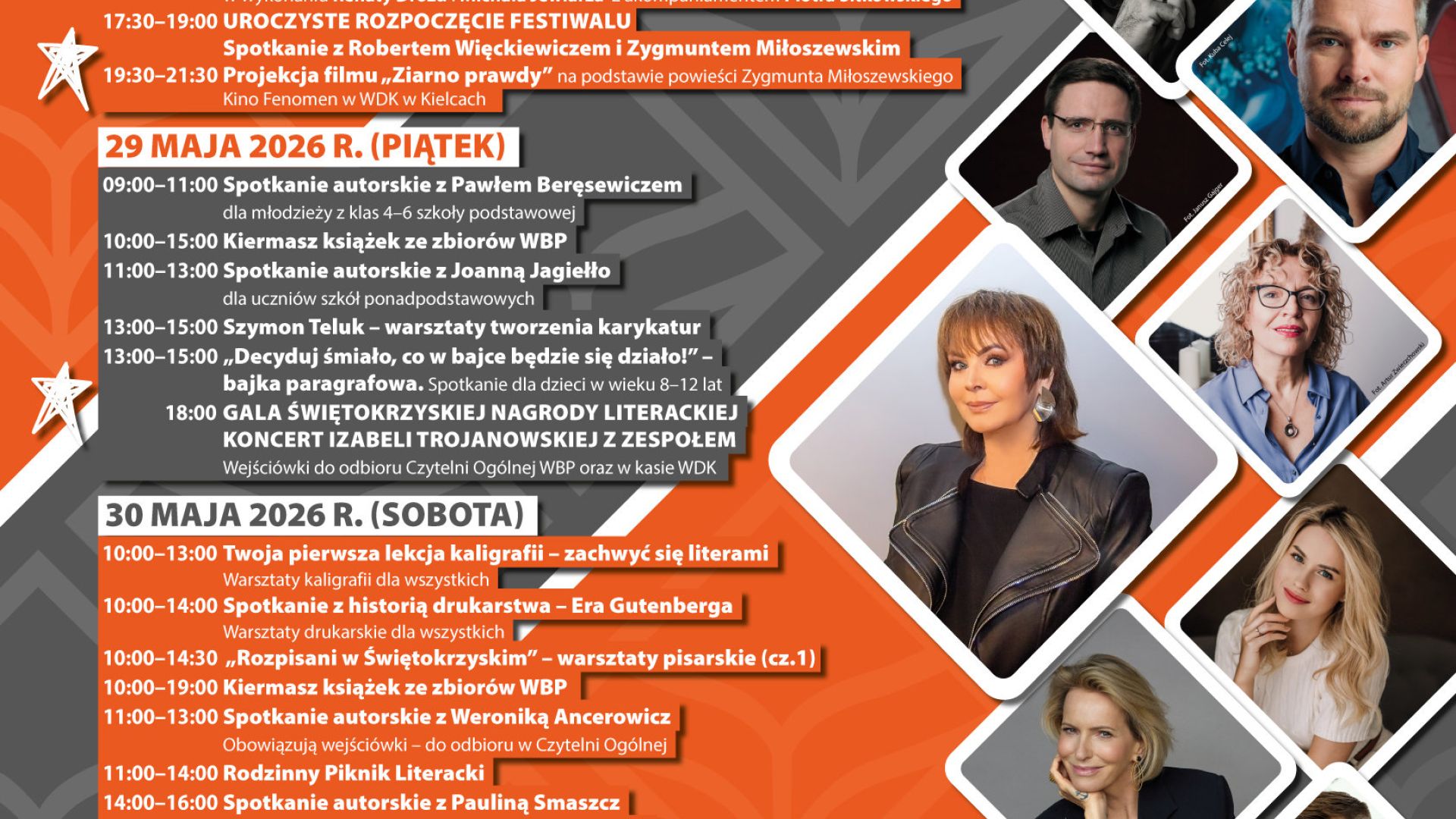 II Świętokrzyski Festiwal Literacki w Kielcach