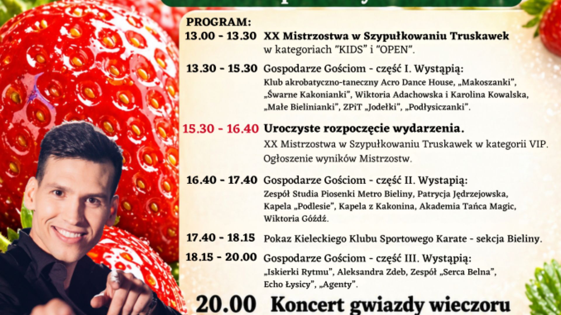 XXVII Dzień Świętokrzyskiej Truskawki w Bielinach