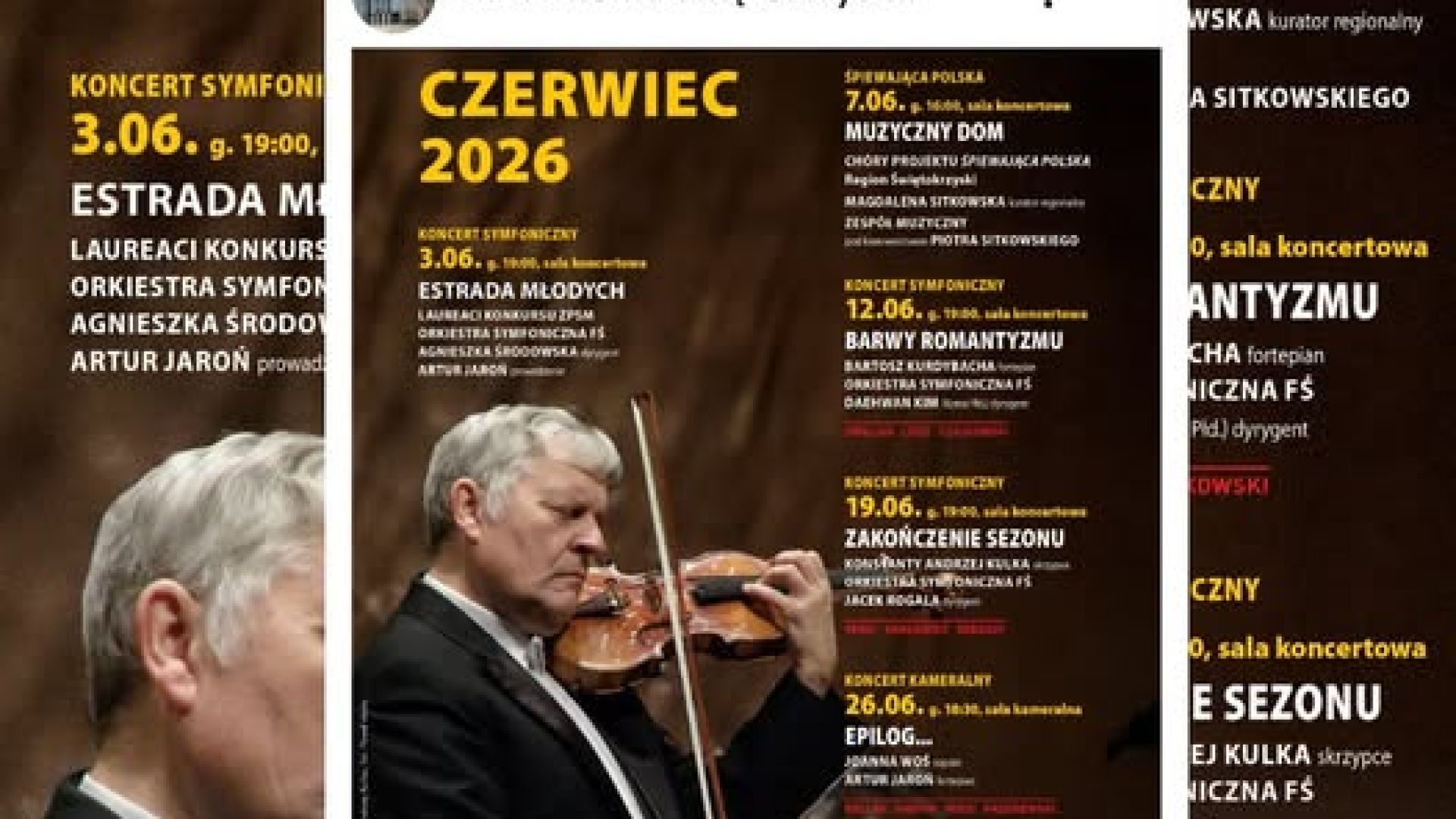 Koncert symfoniczny "Zakończenie sezonu" w Kielcach