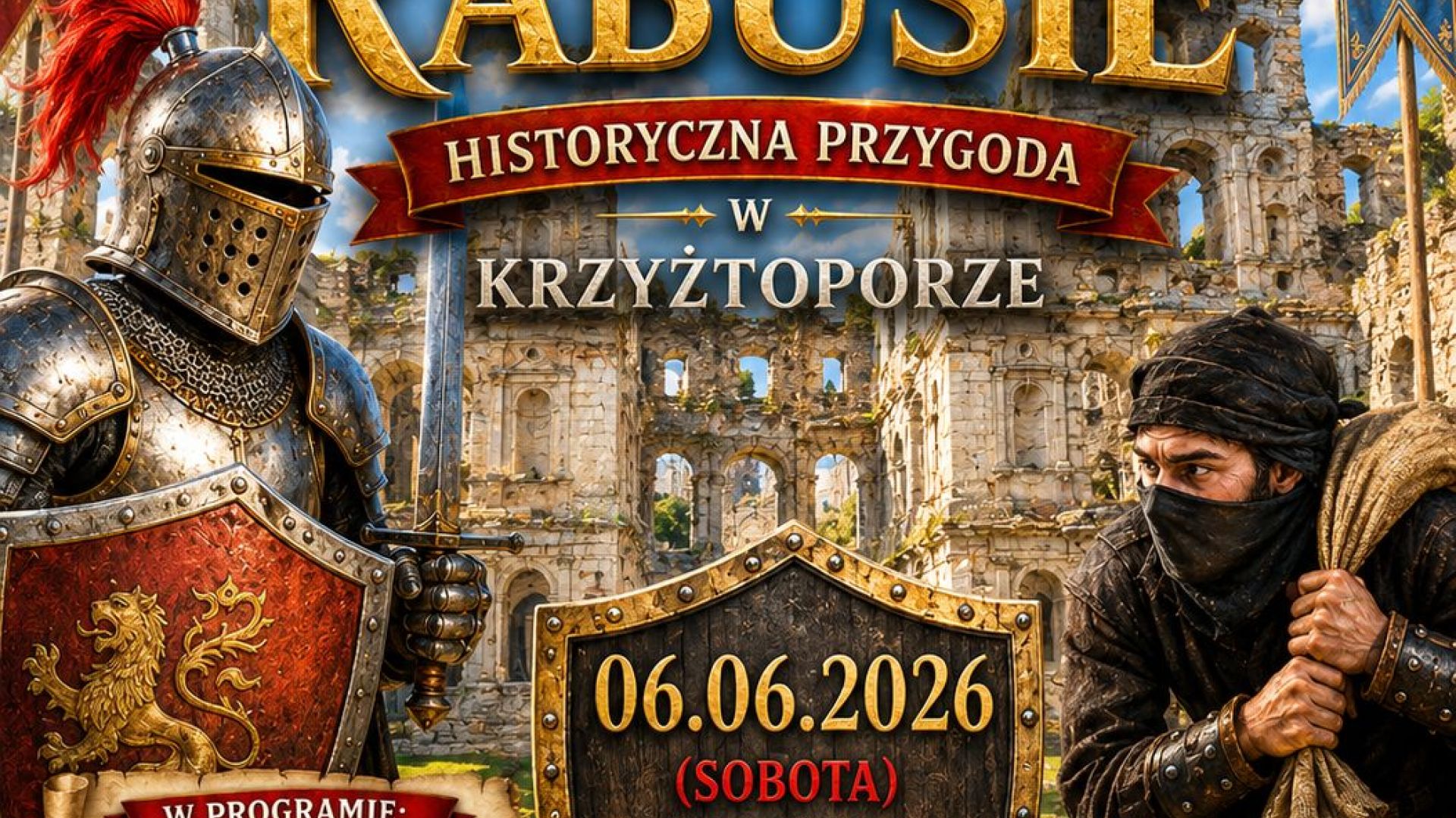 Historyczna Przygoda "Rycerze kontra Rabusie" na Zamku Krzyżtopór