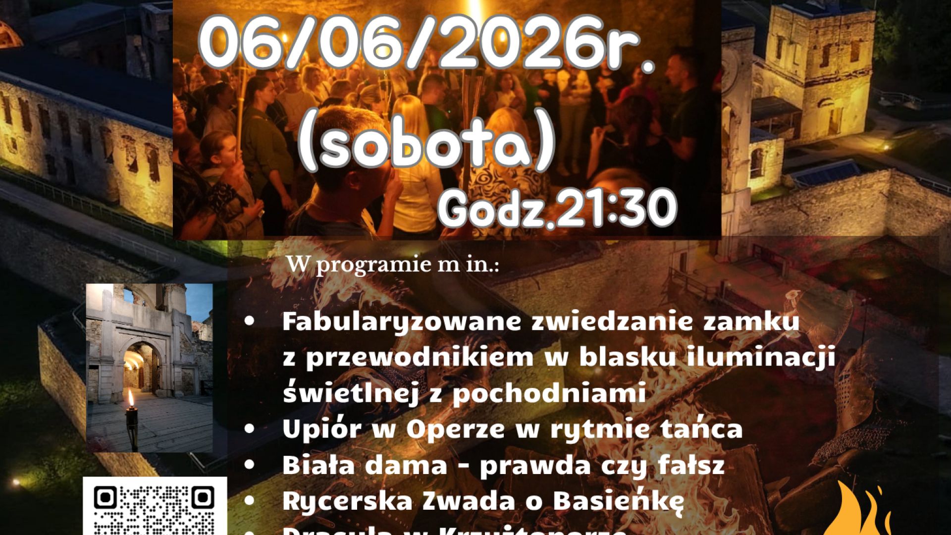Wydarzenie "Rycerze kontra Ranusie Nocą" na Zamku Krzyżtopór