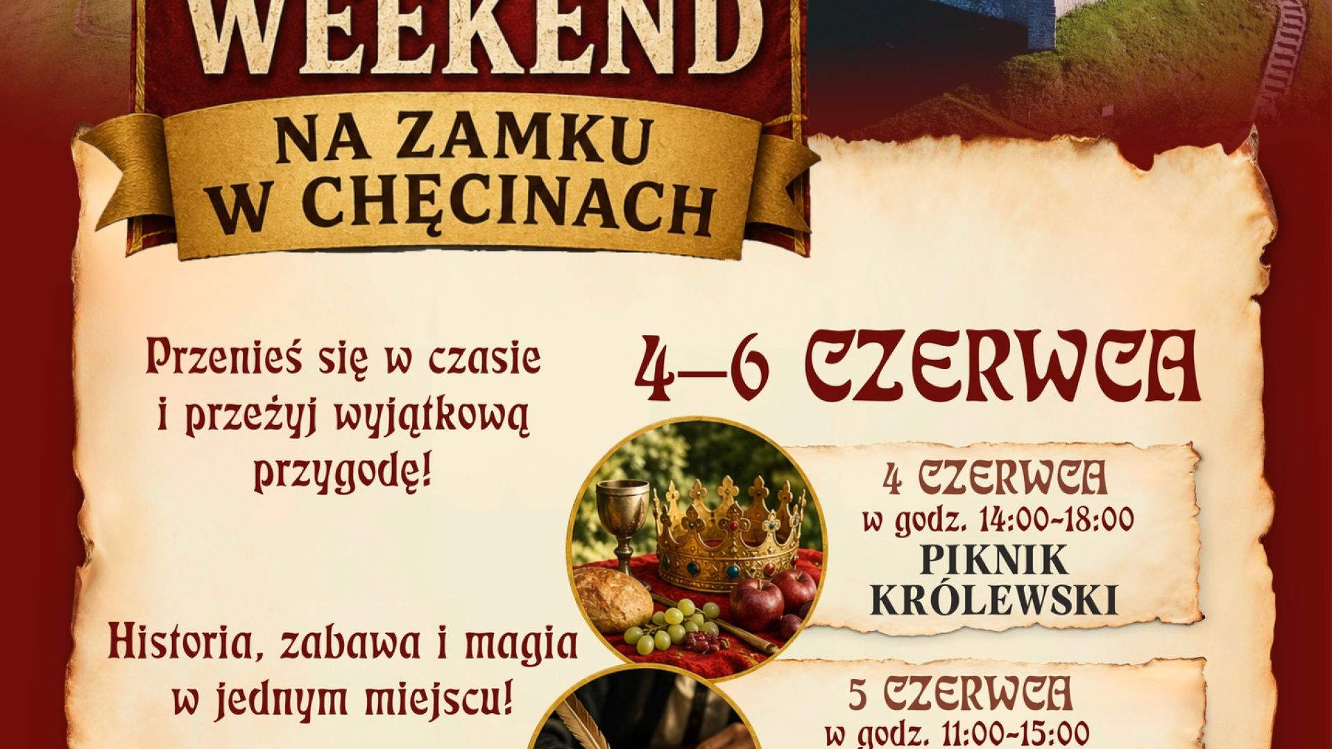 Długi weekend na Zamku w Chęcinach