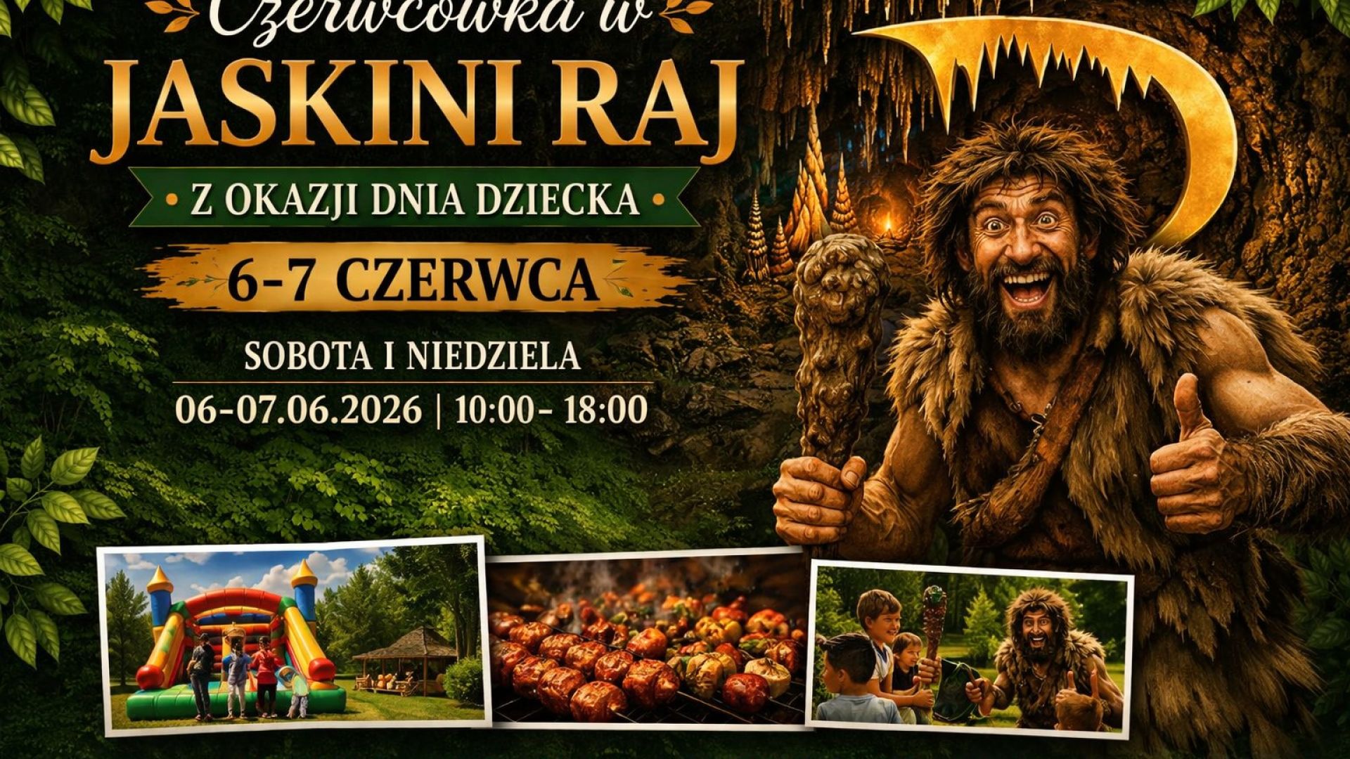 Czerwcówka w Jaskini Raj
