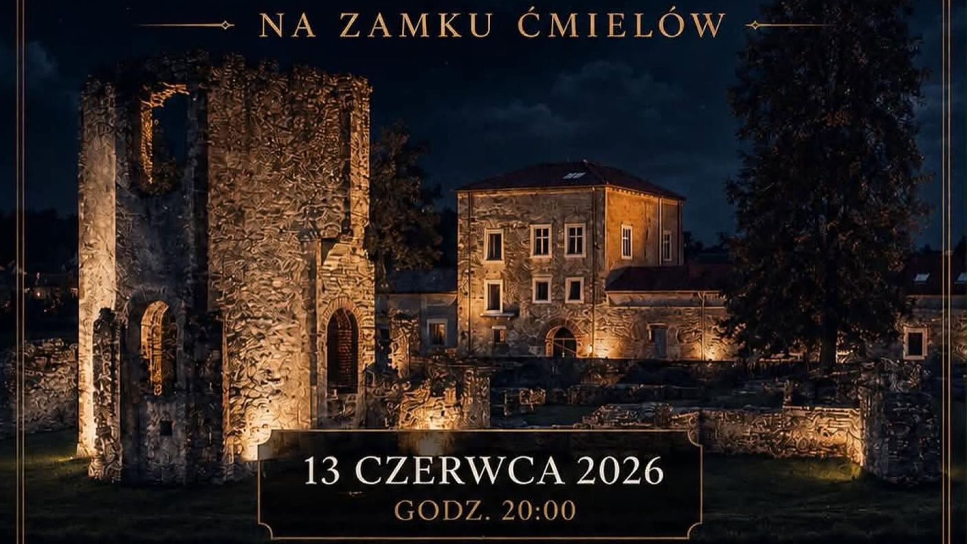 Pierwsze nocne zwiedzanie na Zamku Ćmielów