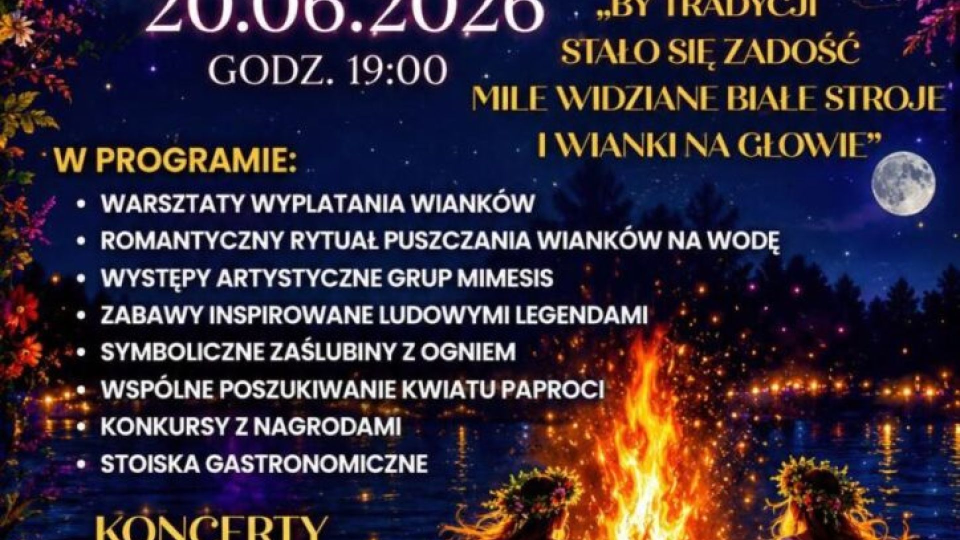 Noc Świętojańska nad Zalewem Andrzejówka