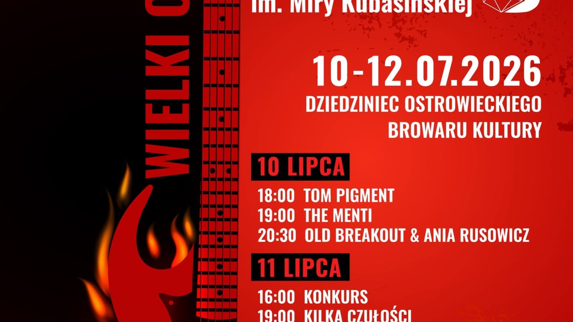 Festiwal Bluesowo-Rockowy im. Miry Kubasińskiej „Wielki Ogień”