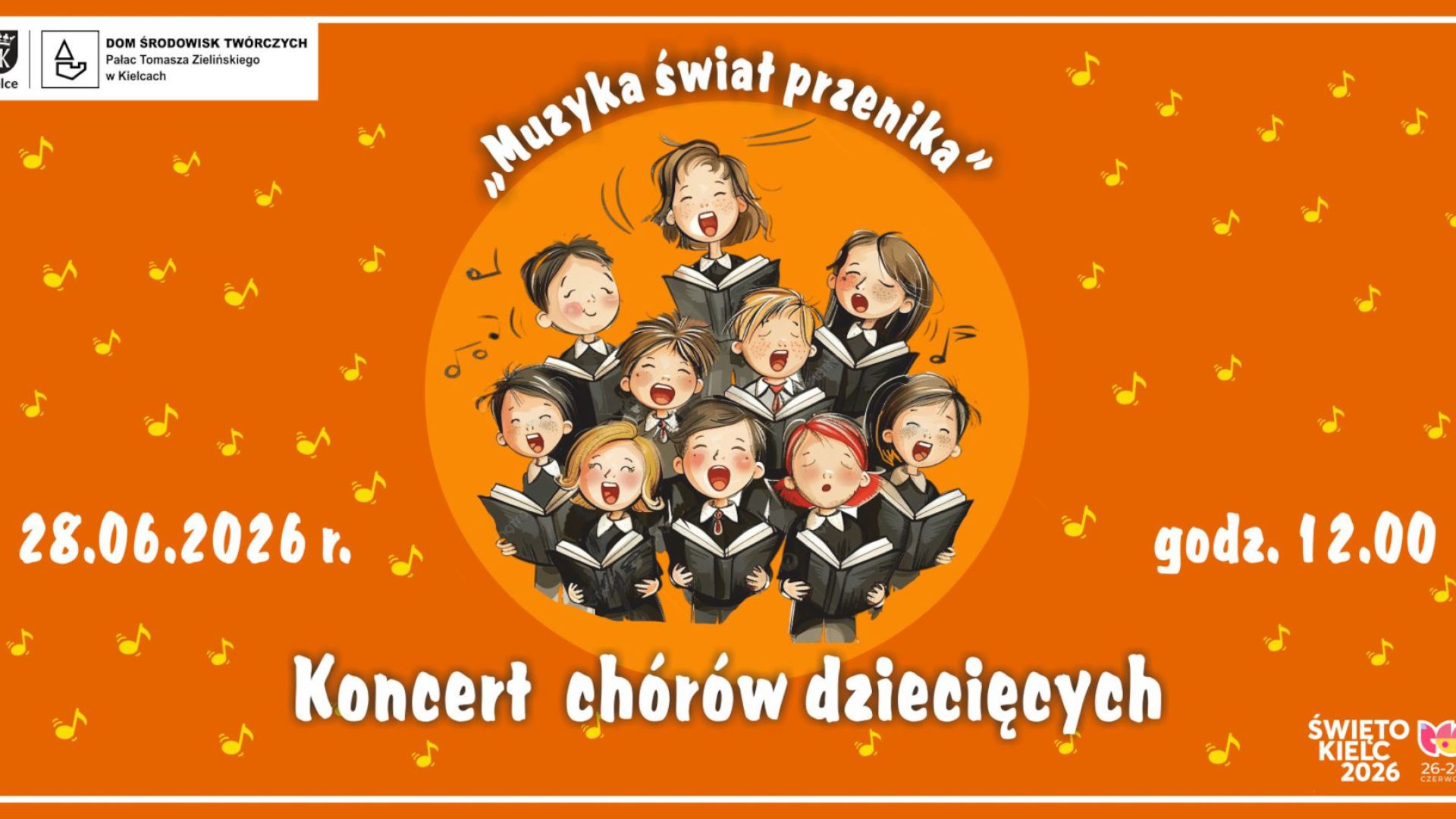 Koncert chórów dziecięcych "Muzyka świat przenika" w Kielcach