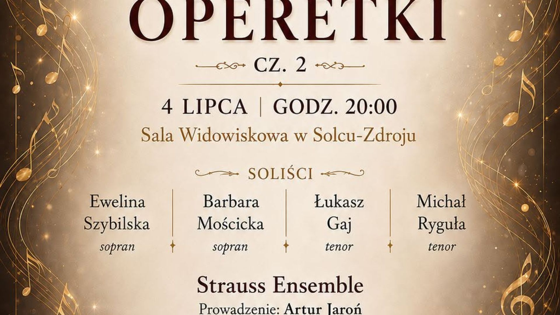 Przeboje Wiedeńskiej Operetki w Solcu-Zdroju
