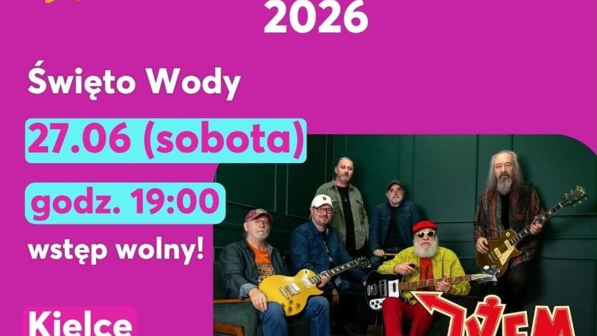 Koncert zespołu Dżem - Święto Kielc 2026