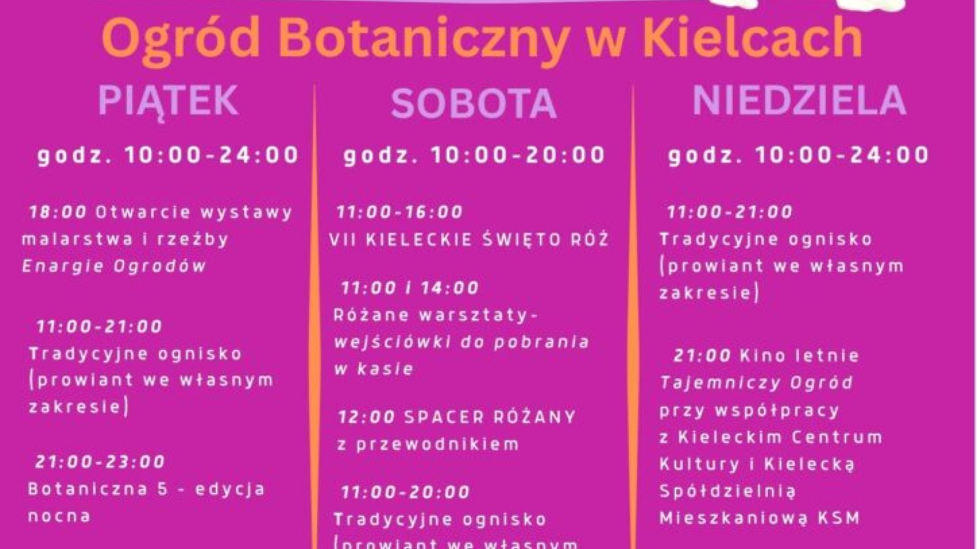 Święto Kielc w Ogrodzie Botanicznym